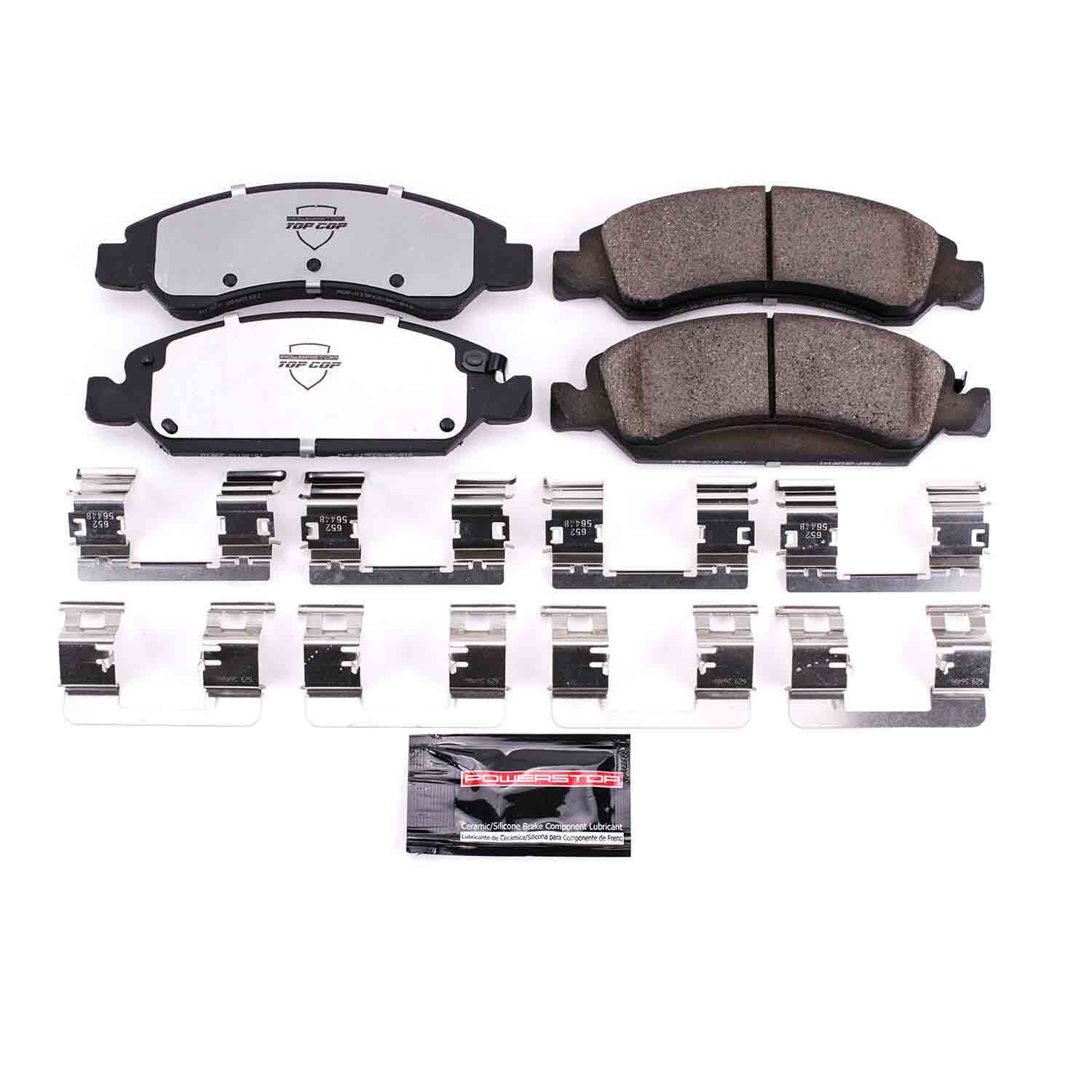 PowerStop - Z37 Top-Cop Carbon-Fiber Ceramic Brake Pads