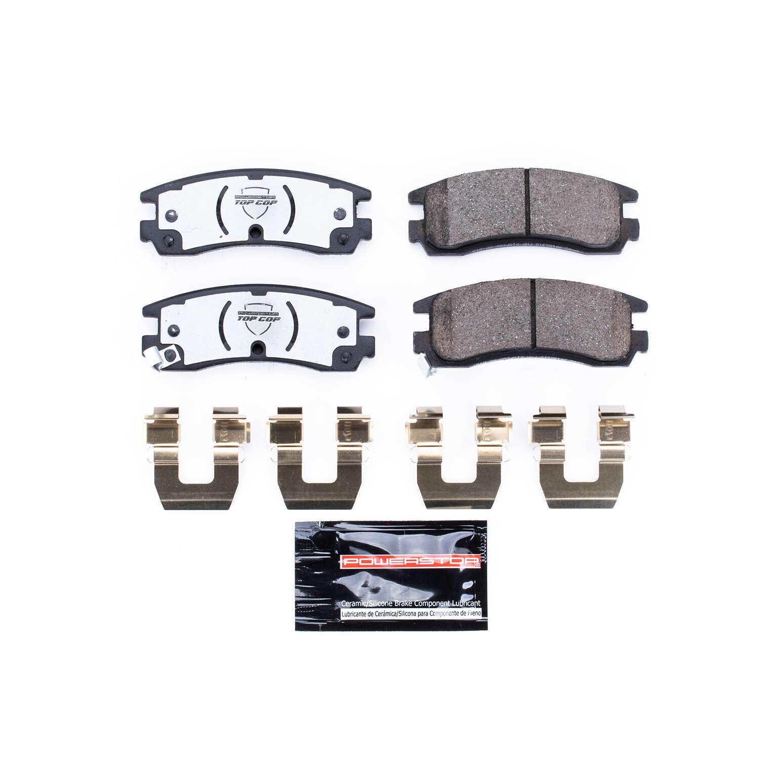 PowerStop - Z37 Top-Cop Carbon-Fiber Ceramic Brake Pads