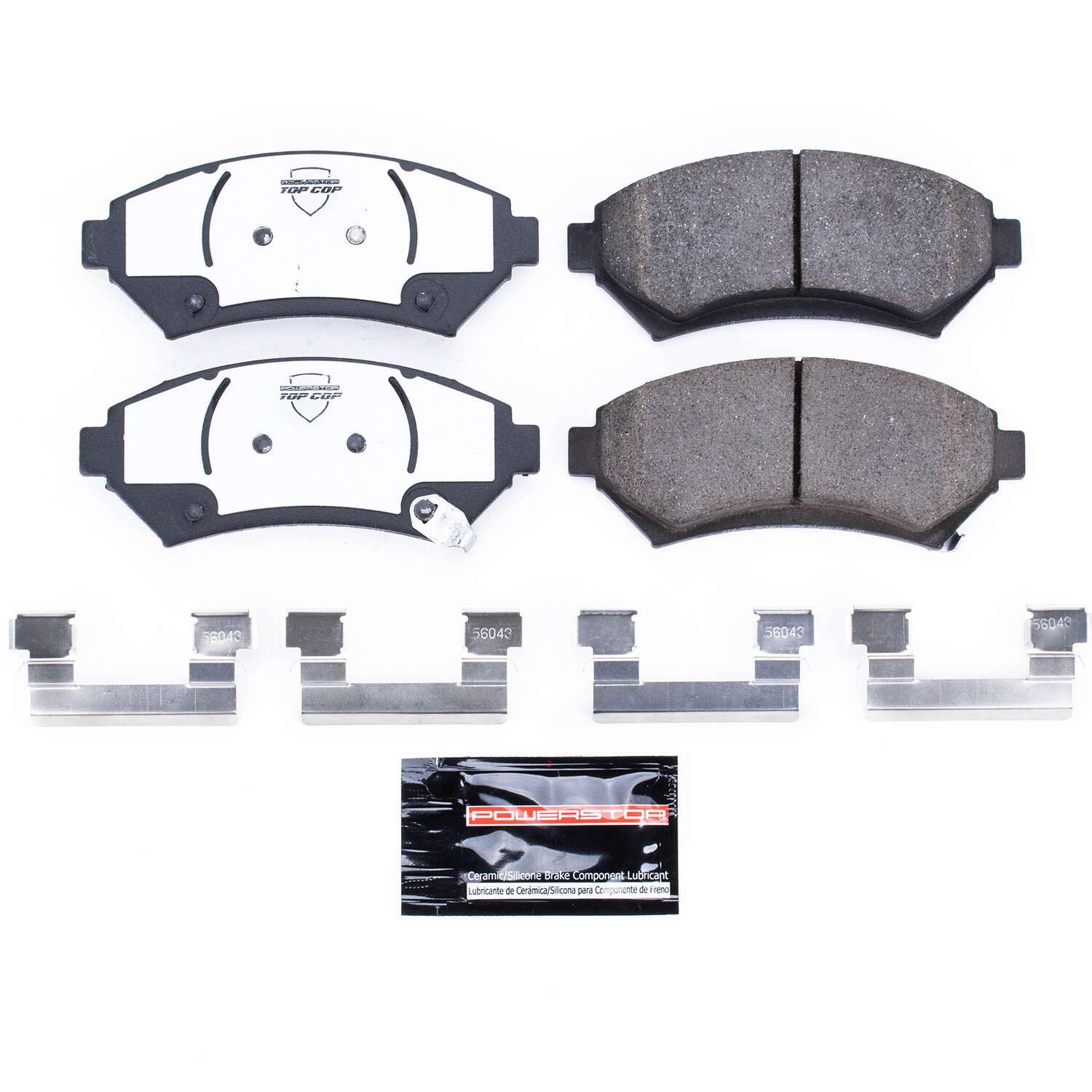PowerStop - Z37 Top-Cop Carbon-Fiber Ceramic Brake Pads