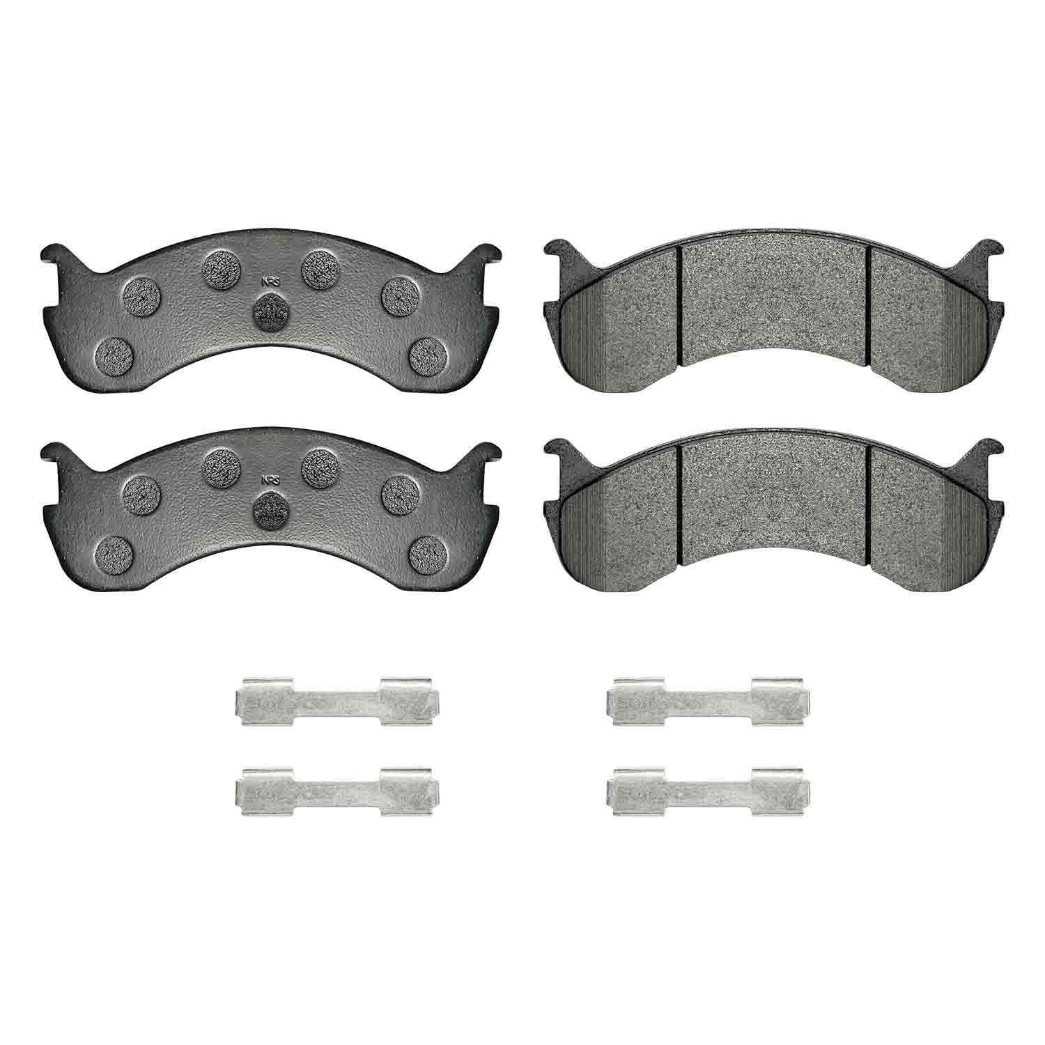 PowerStop - Z47 MD and Fleet Carbon-Fiber Semi-Met Brake Pads with Hardware Kit