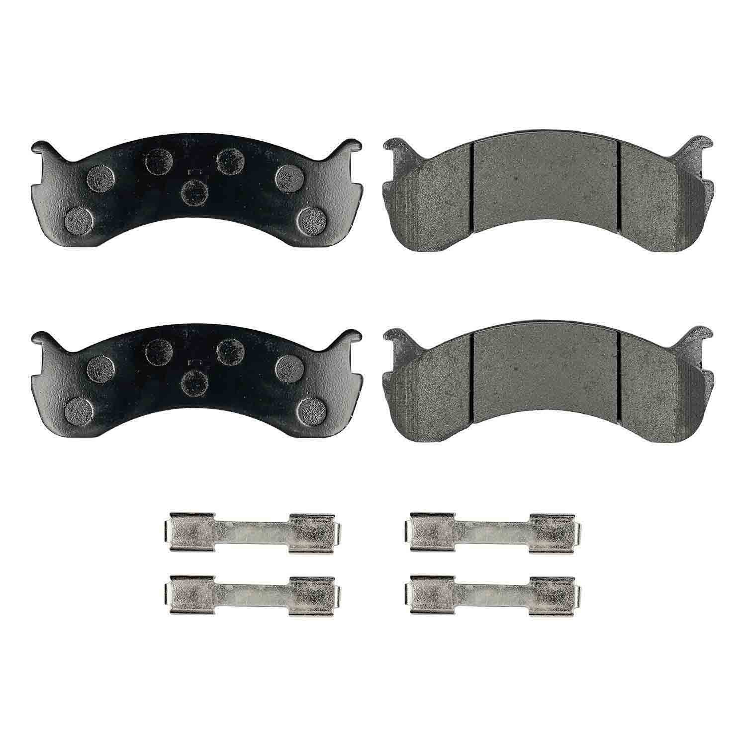 PowerStop - Z47 MD and Fleet Carbon-Fiber Semi-Met Brake Pads with Hardware Kit