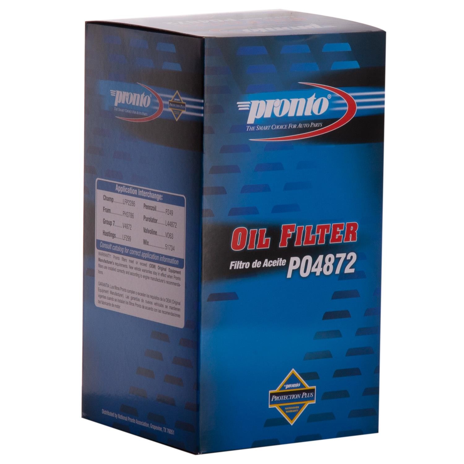 PRONTO FILTERS PO4872
