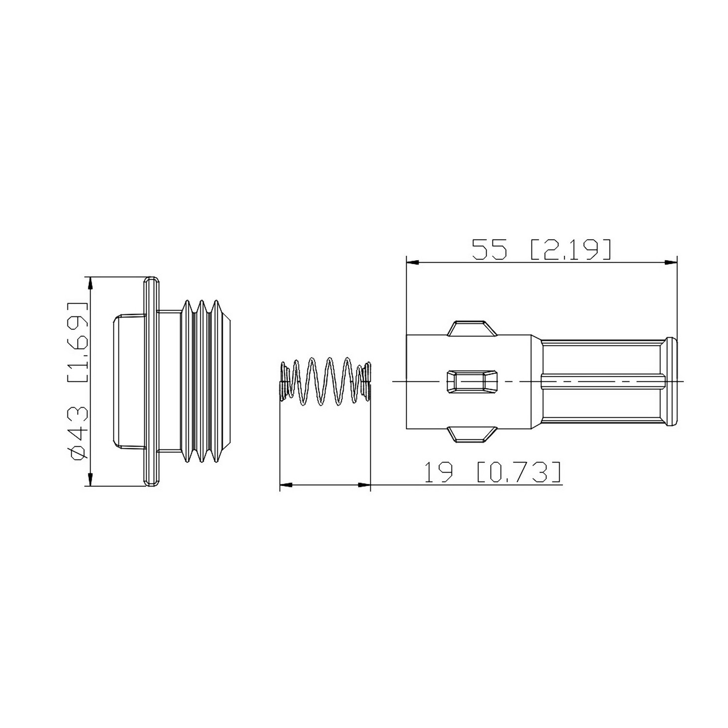 Coil on Plug (COP) Boot - GM
