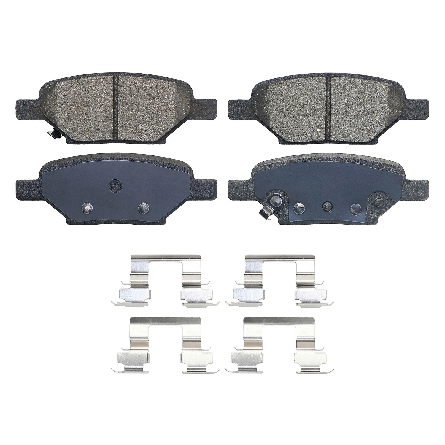 Shimmed, slotted and chamfered for maximum performance (where applicable)