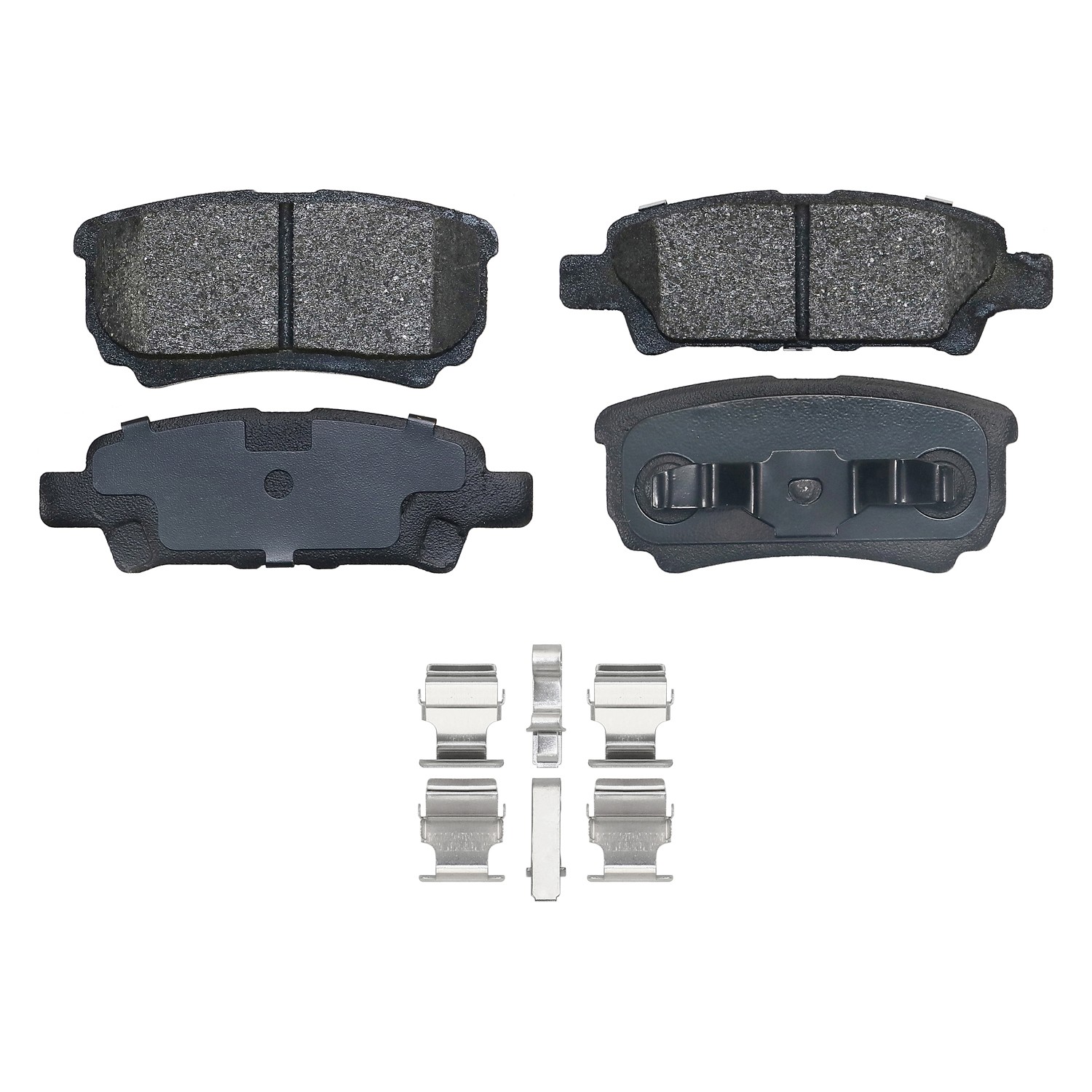 Shimmed, slotted and chamfered for maximum performance (where applicable)