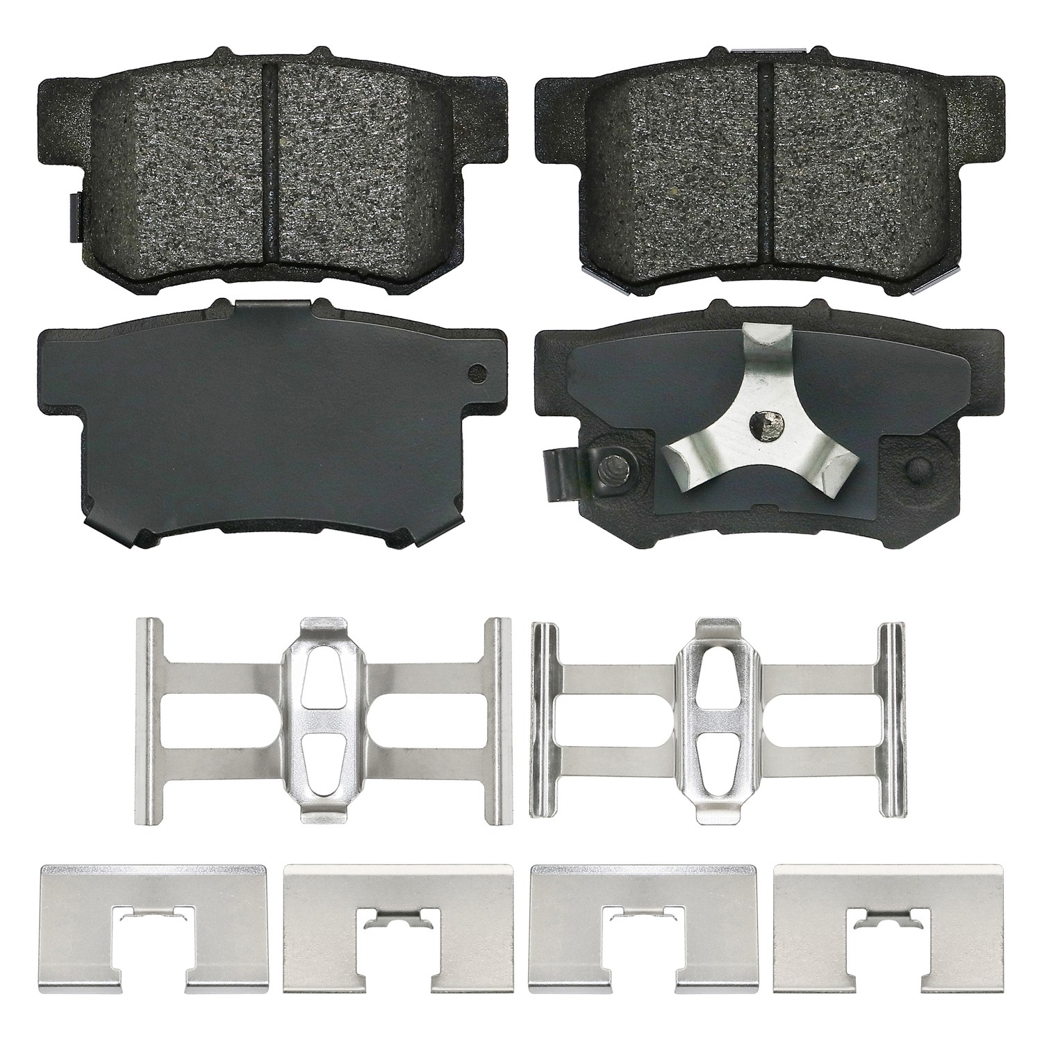 Shimmed, slotted and chamfered for maximum performance (where applicable)