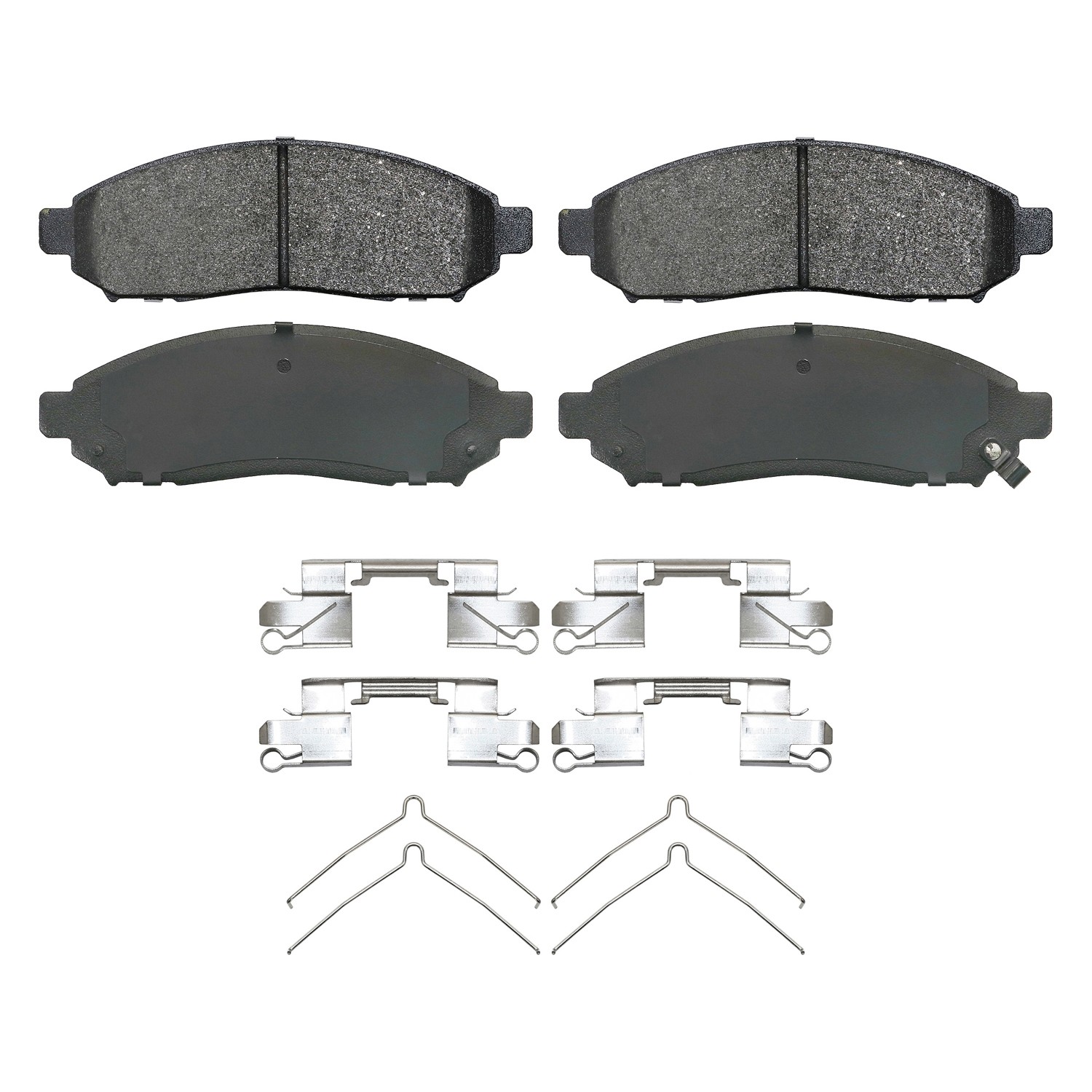 Shimmed, slotted and chamfered for maximum performance (where applicable)