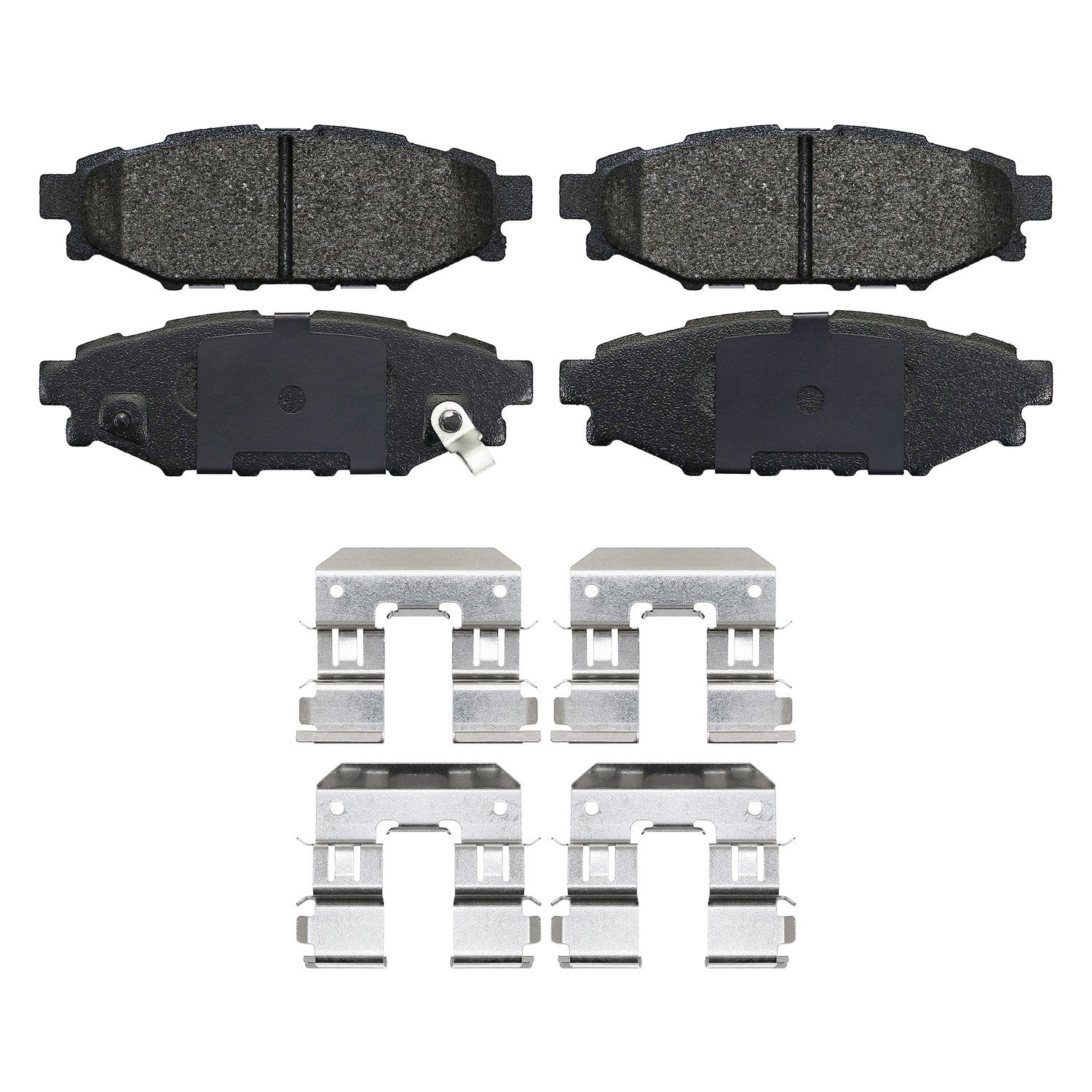 Shimmed, slotted and chamfered for maximum performance (where applicable)