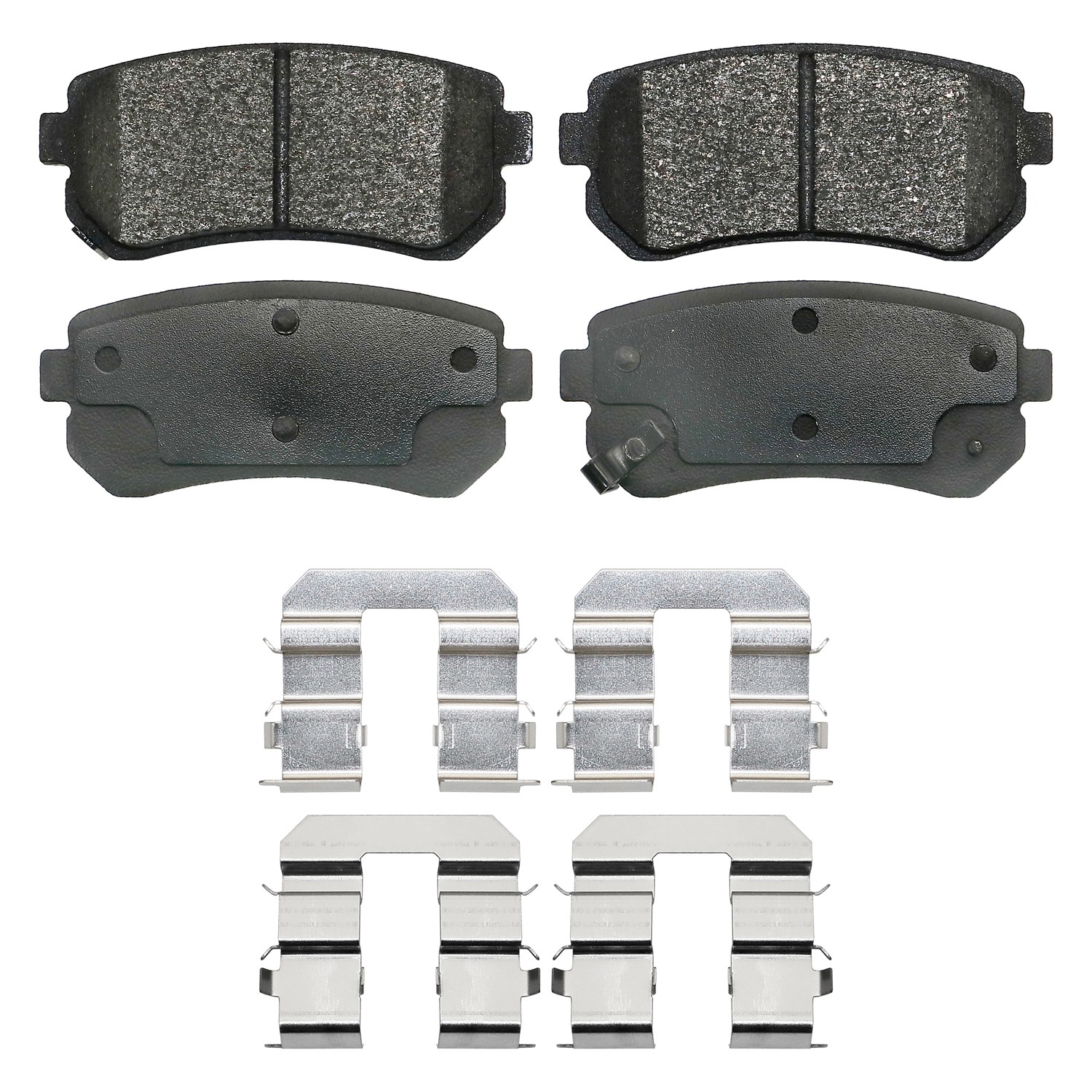 Shimmed, slotted and chamfered for maximum performance (where applicable)