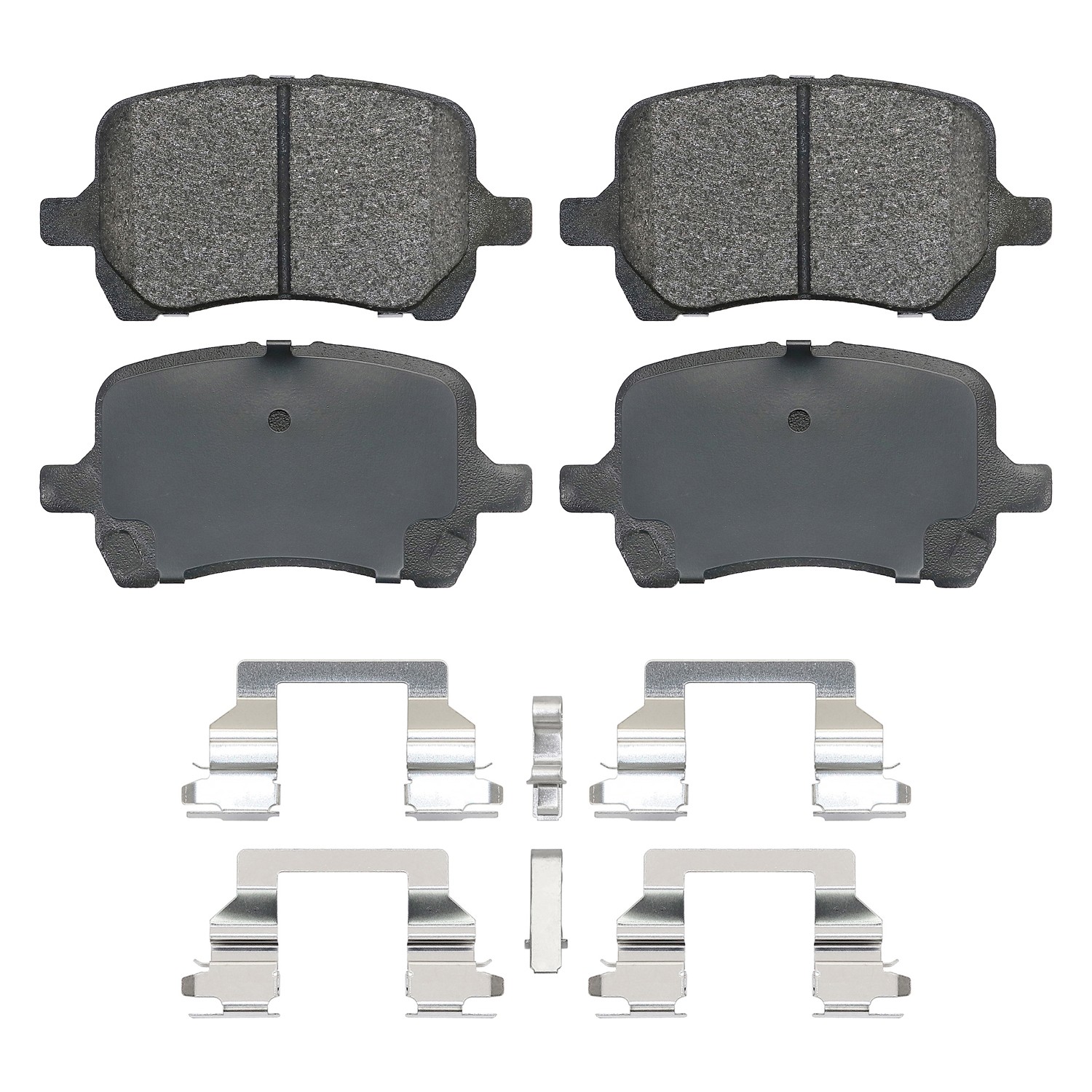 Shimmed, slotted and chamfered for maximum performance (where applicable)