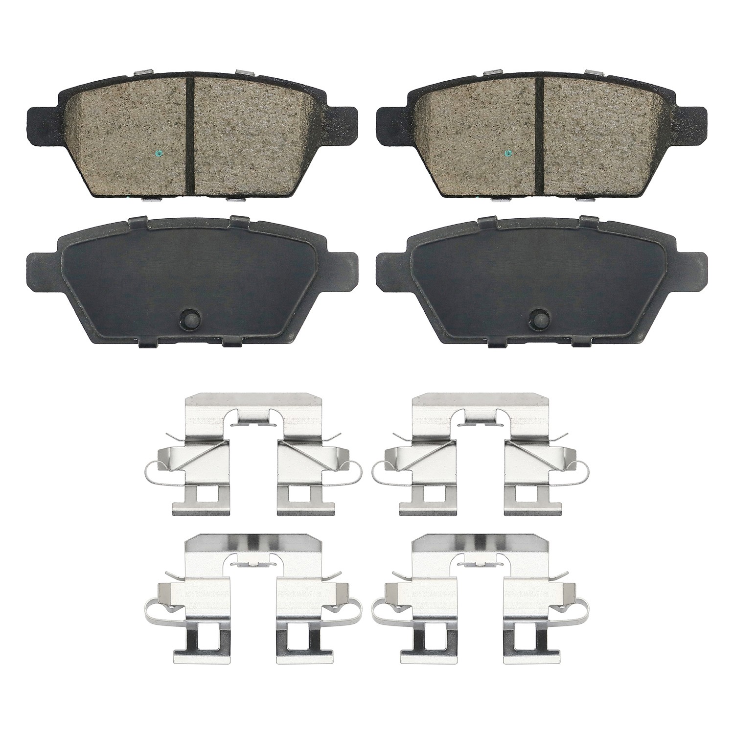 Shimmed, slotted and chamfered for maximum performance (where applicable)
