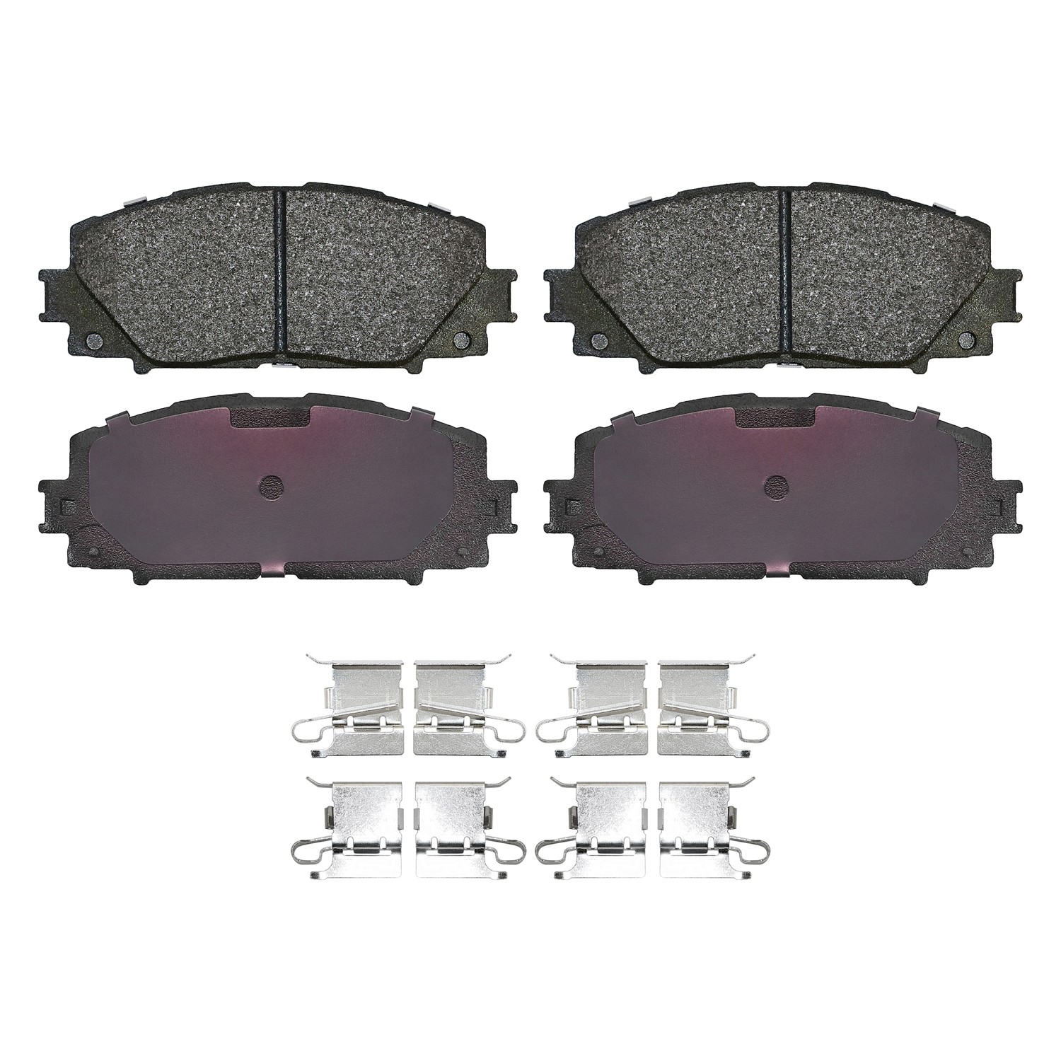 Shimmed, slotted and chamfered for maximum performance (where applicable)