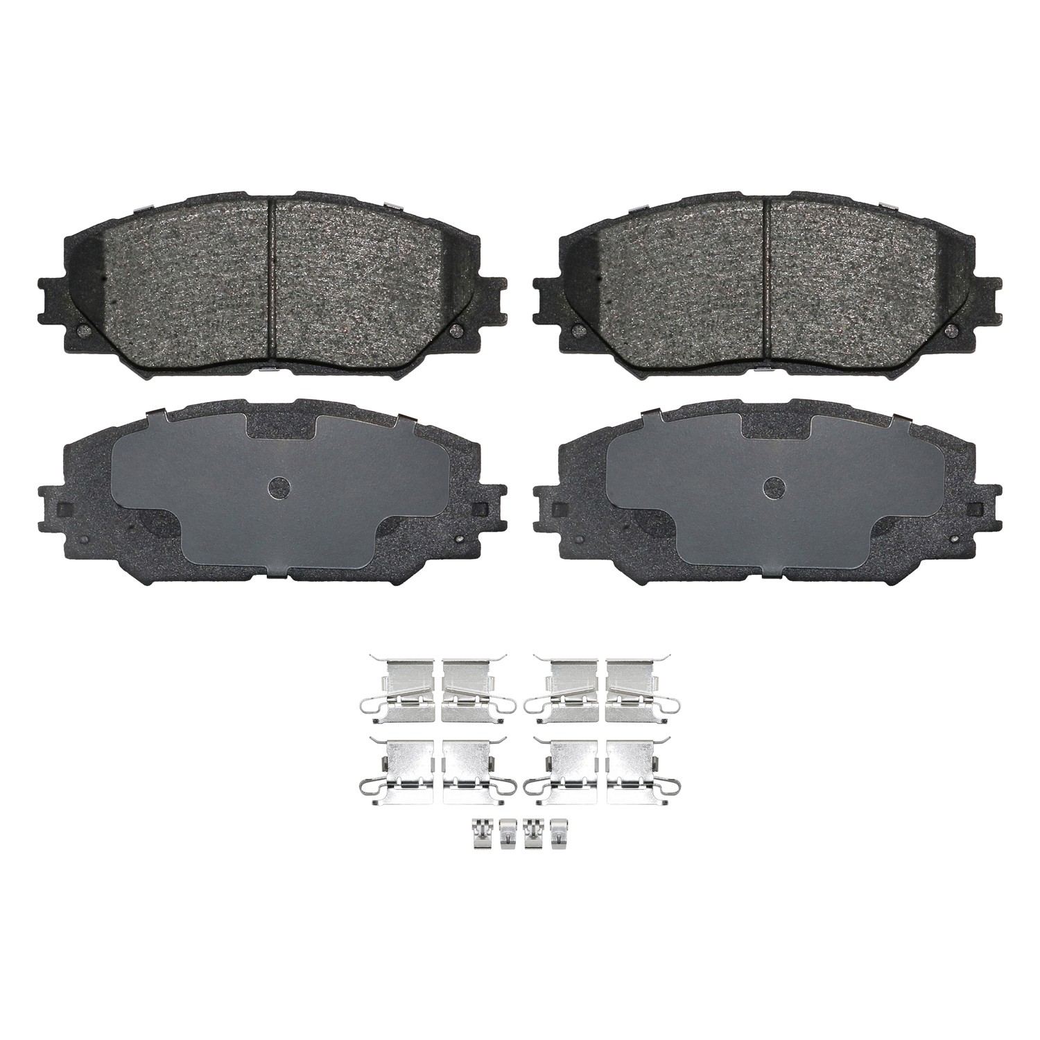 Shimmed, slotted and chamfered for maximum performance (where applicable)