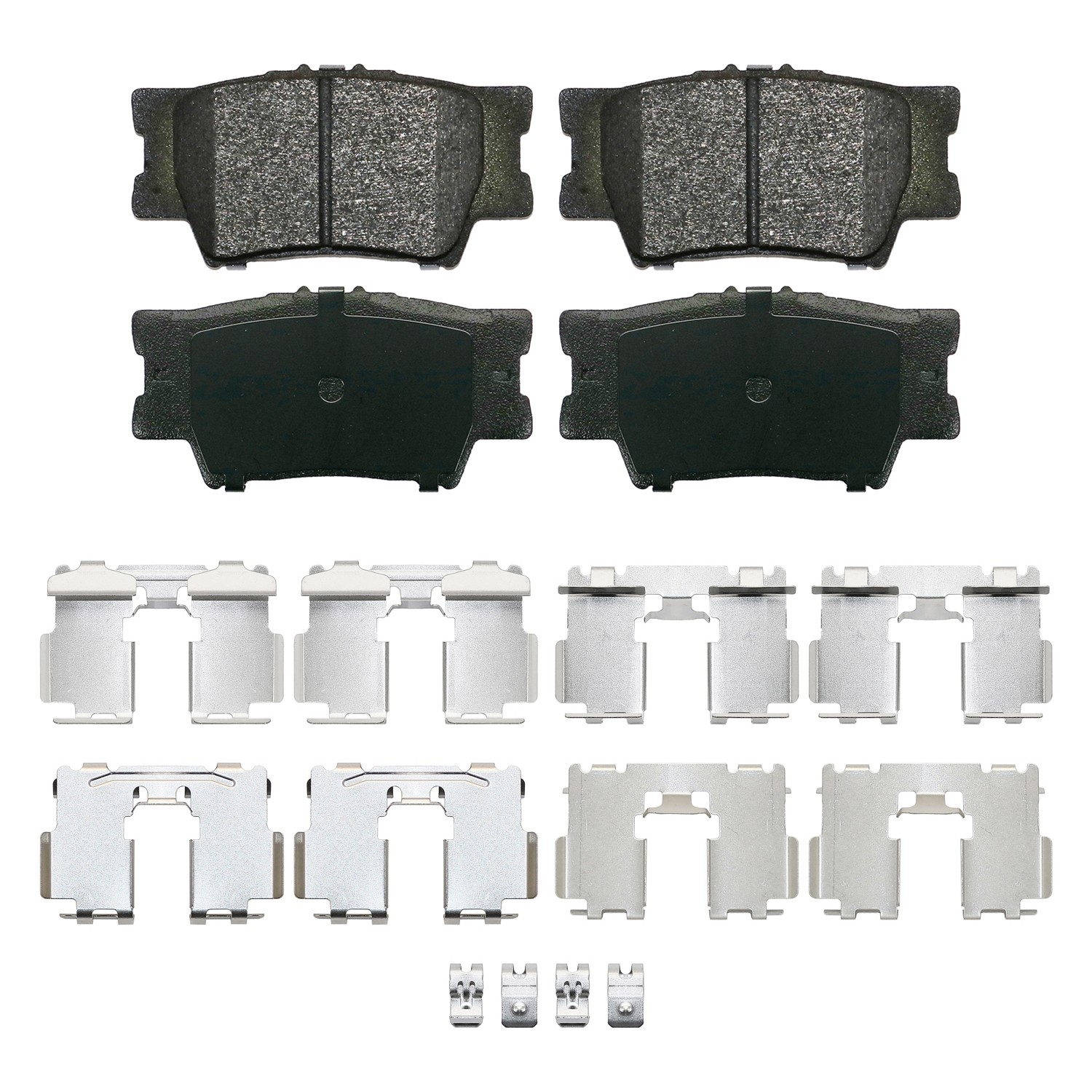 Shimmed, slotted and chamfered for maximum performance (where applicable)