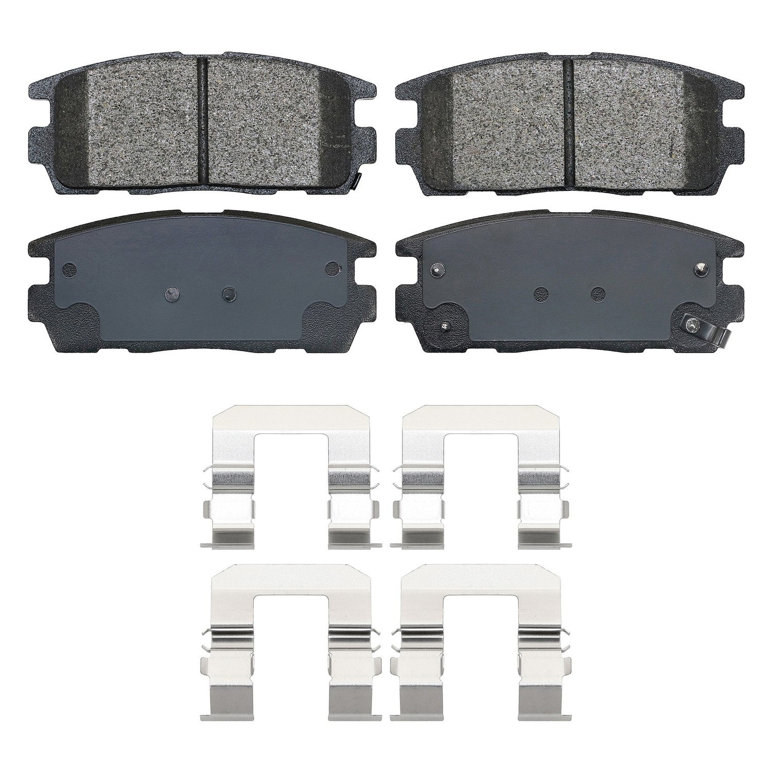 Shimmed, slotted and chamfered for maximum performance (where applicable)