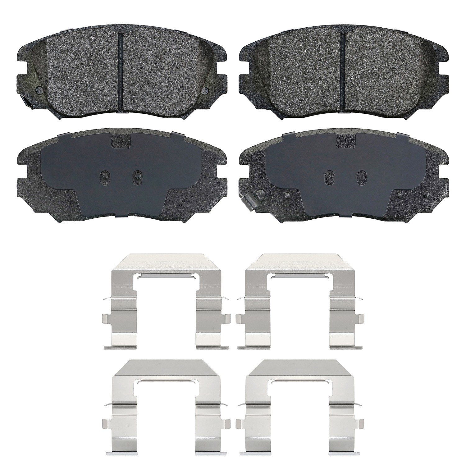 Shimmed, slotted and chamfered for maximum performance (where applicable)