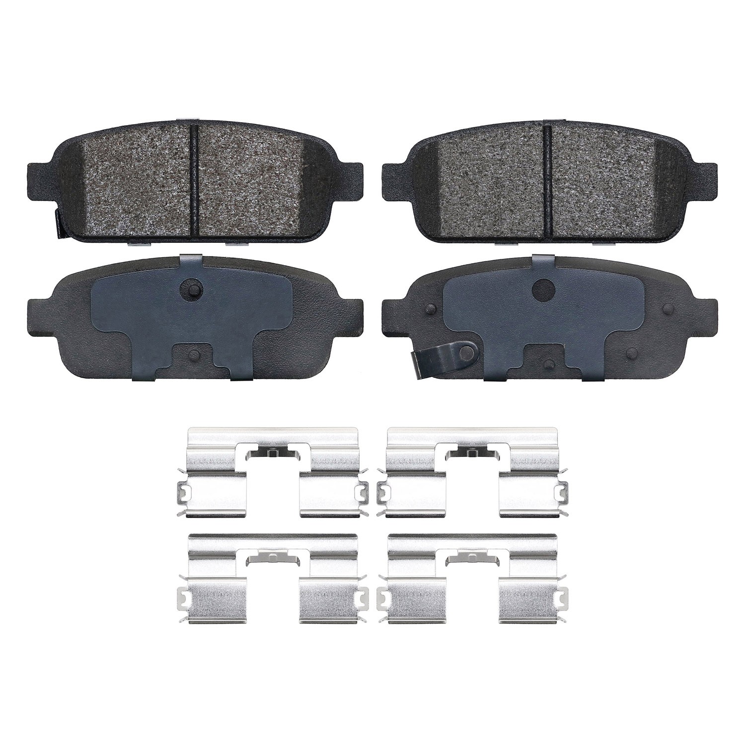 Shimmed, slotted and chamfered for maximum performance (where applicable)