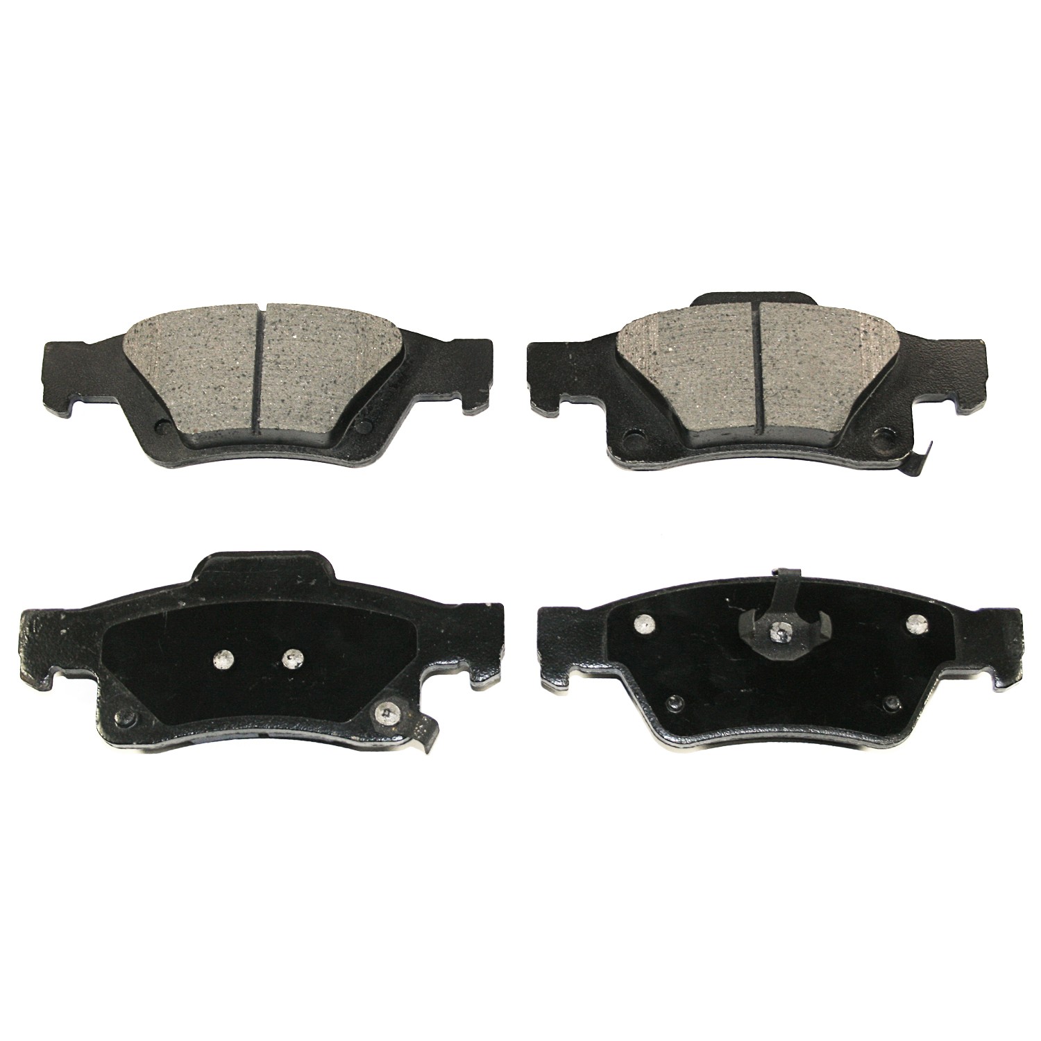 Shimmed, slotted and chamfered for maximum performance (where applicable)