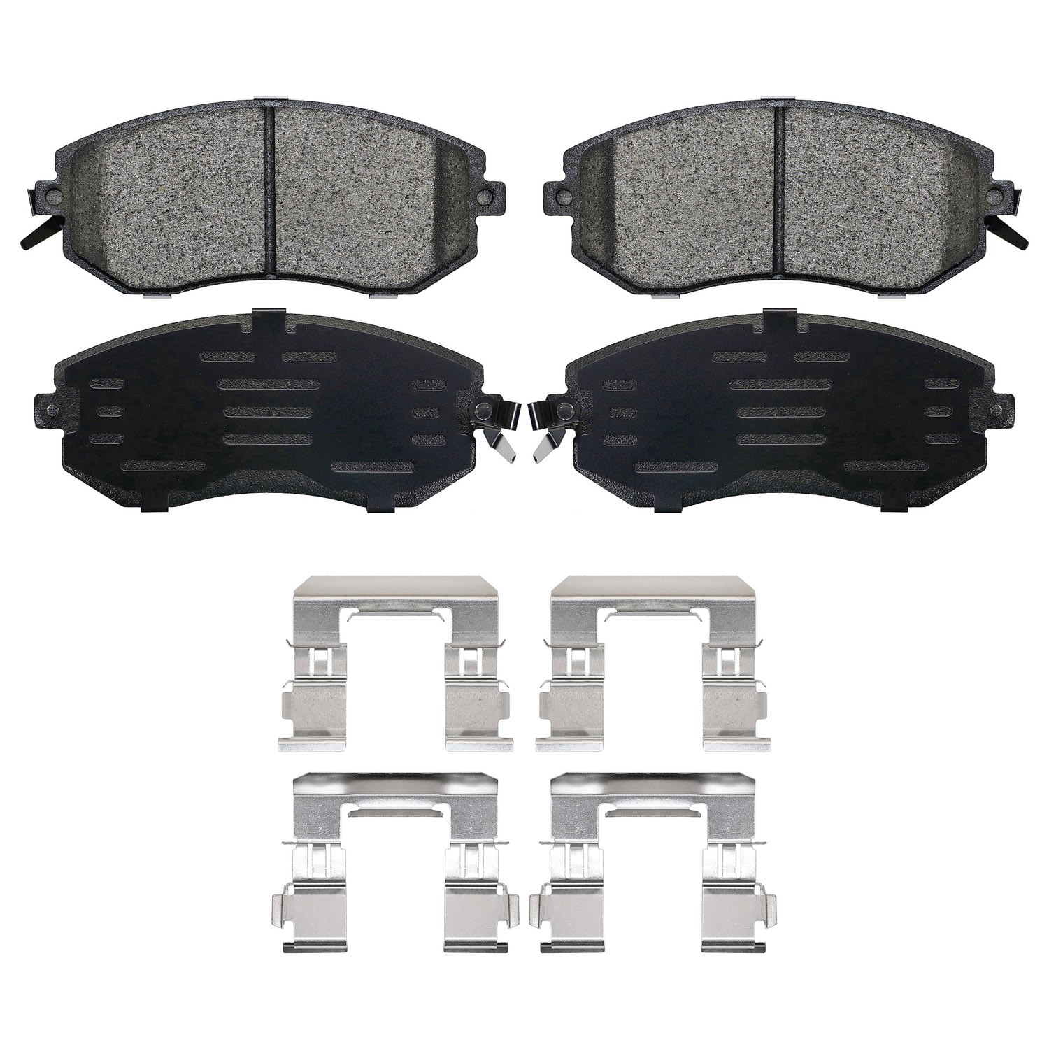 Shimmed, slotted and chamfered for maximum performance (where applicable)