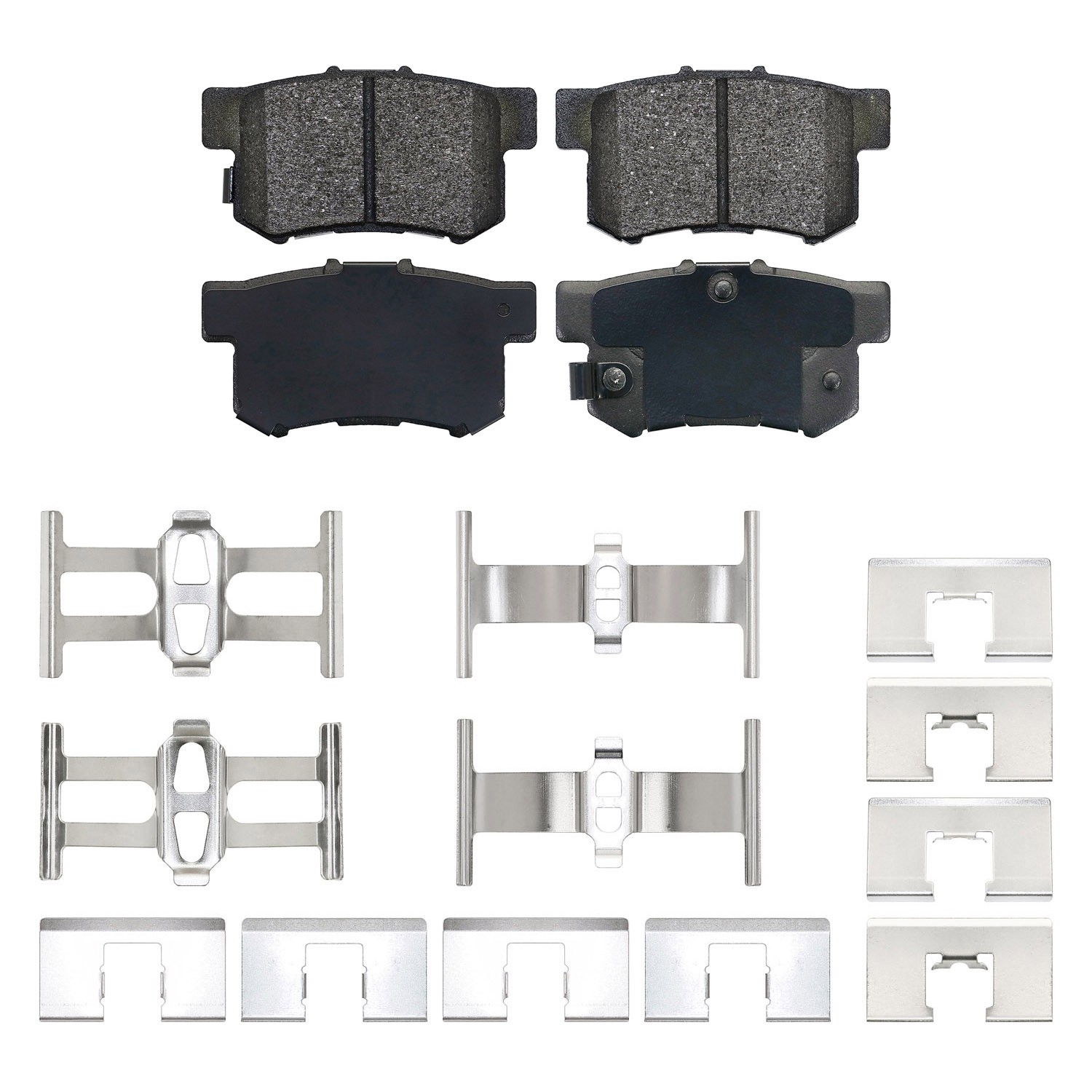 Shimmed, slotted and chamfered for maximum performance (where applicable)