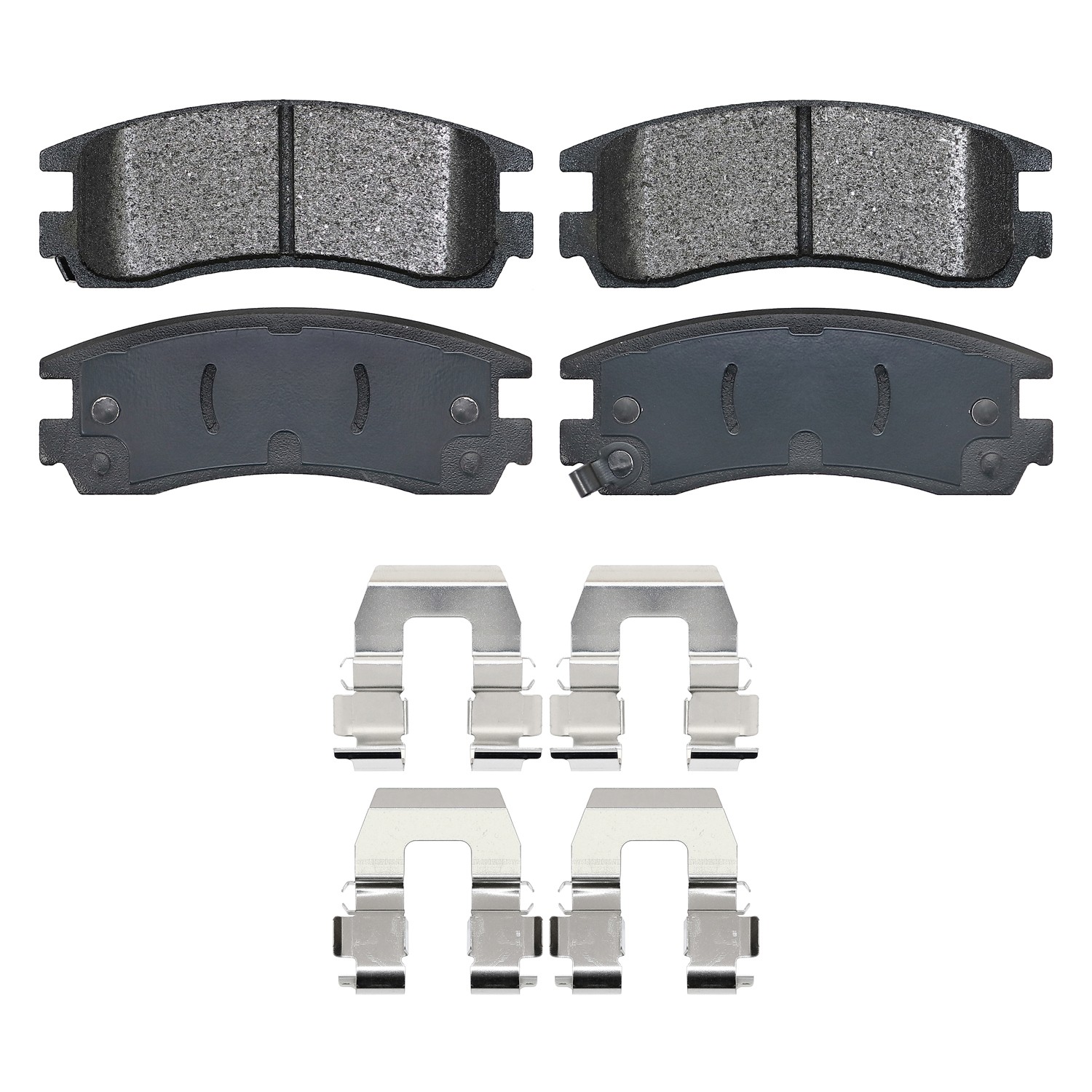 Shimmed, slotted and chamfered for maximum performance (where applicable)