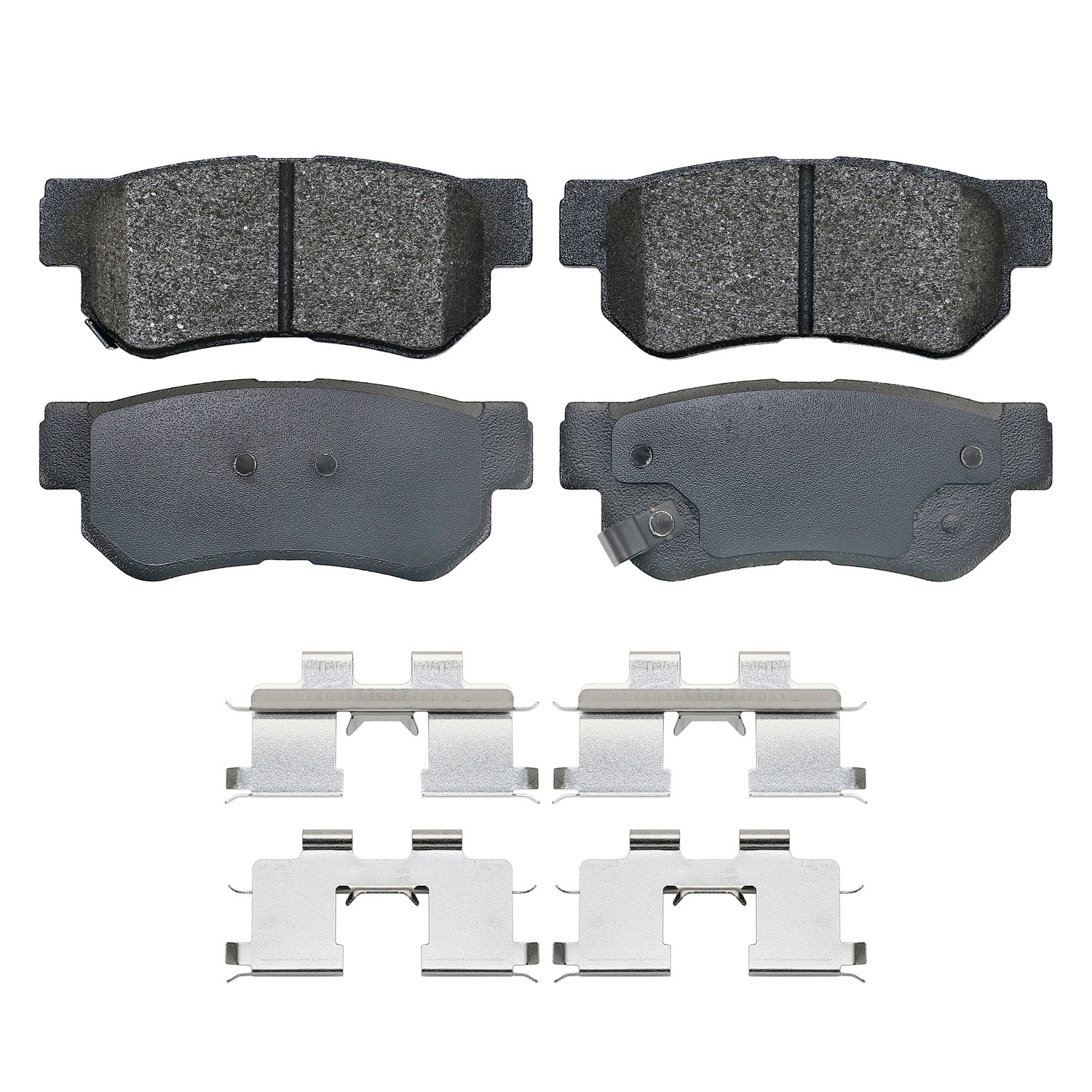 Shimmed, slotted and chamfered for maximum performance (where applicable)