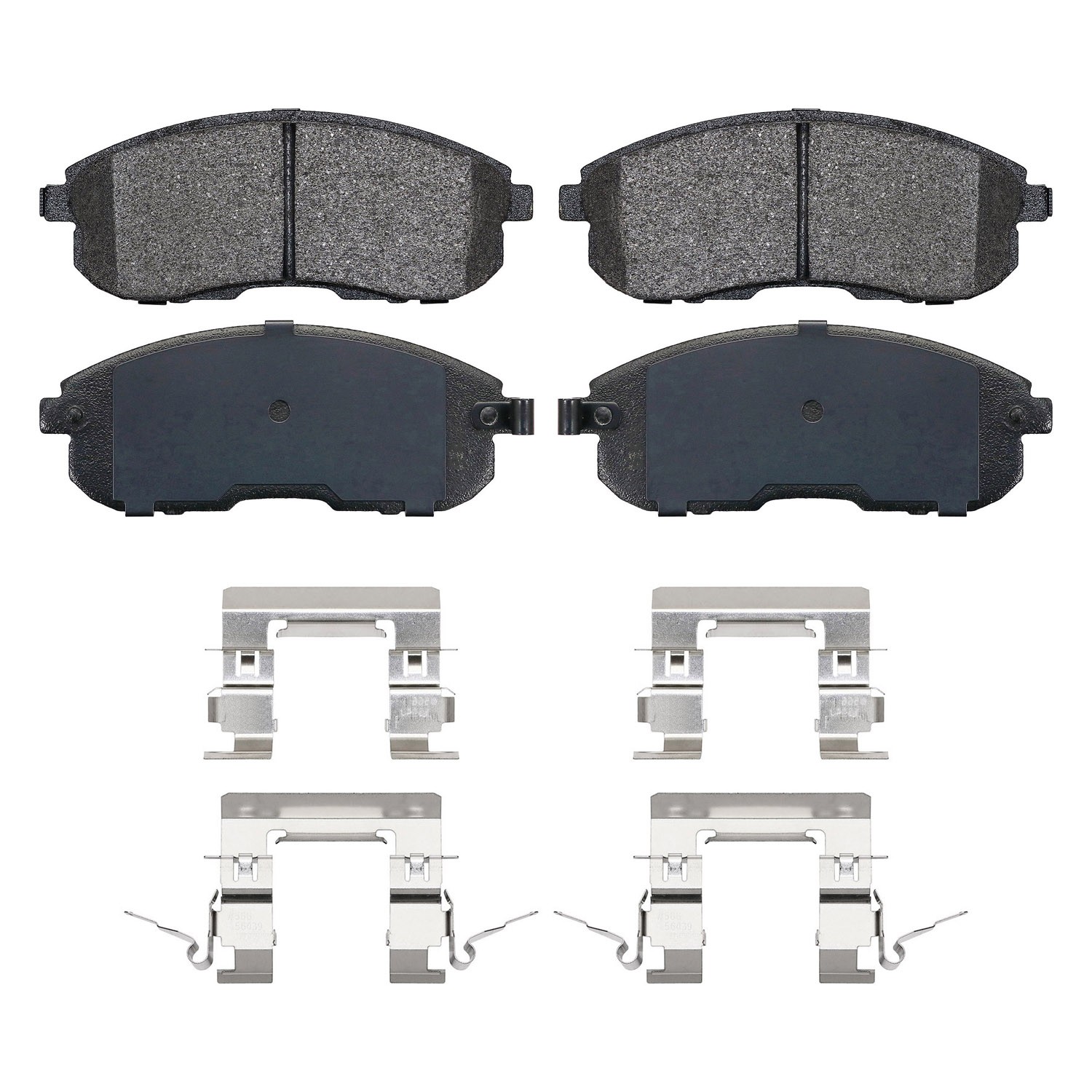 Shimmed, slotted and chamfered for maximum performance (where applicable)