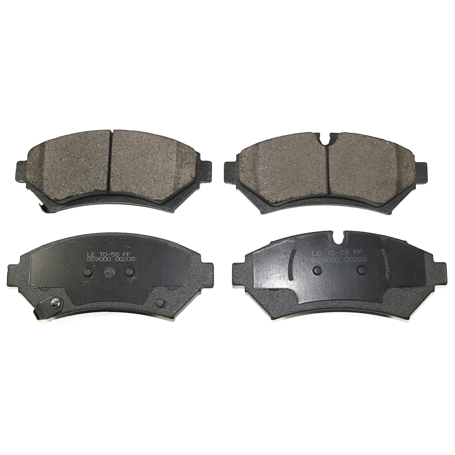 Shimmed, slotted and chamfered for maximum performance (where applicable)