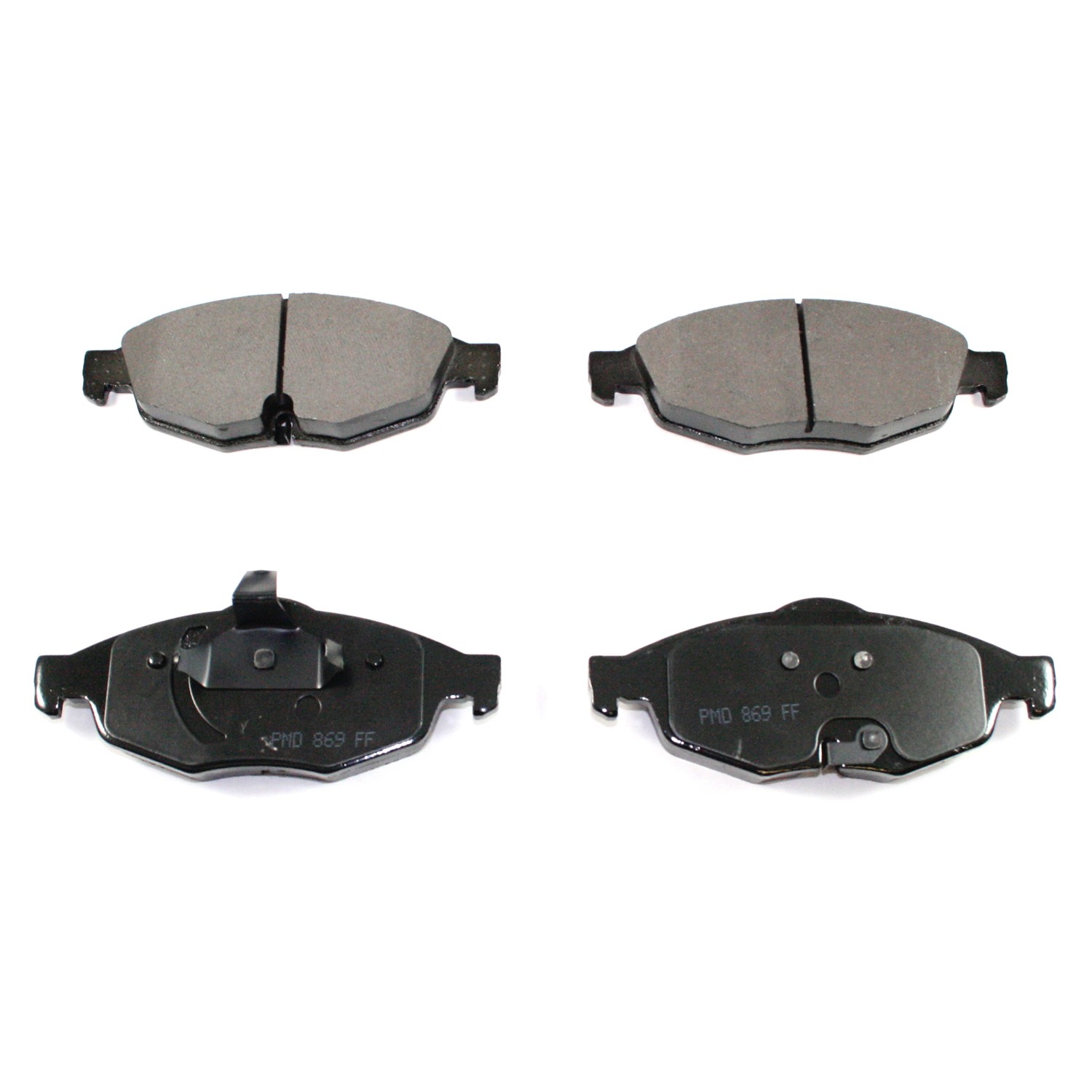 Shimmed, slotted and chamfered for maximum performance (where applicable)