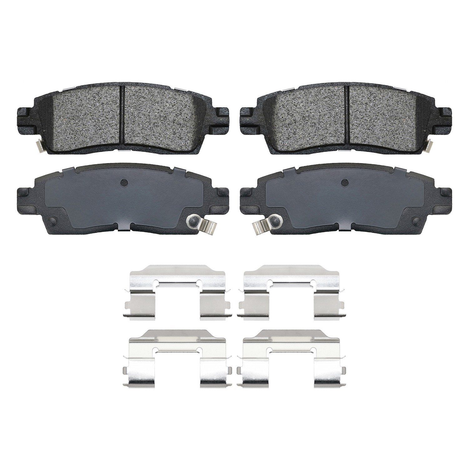 Shimmed, slotted and chamfered for maximum performance (where applicable)