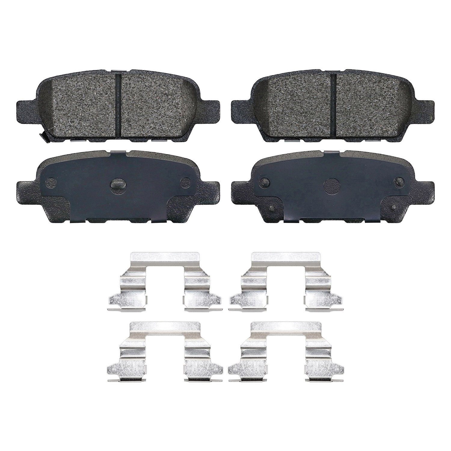 Shimmed, slotted and chamfered for maximum performance (where applicable)