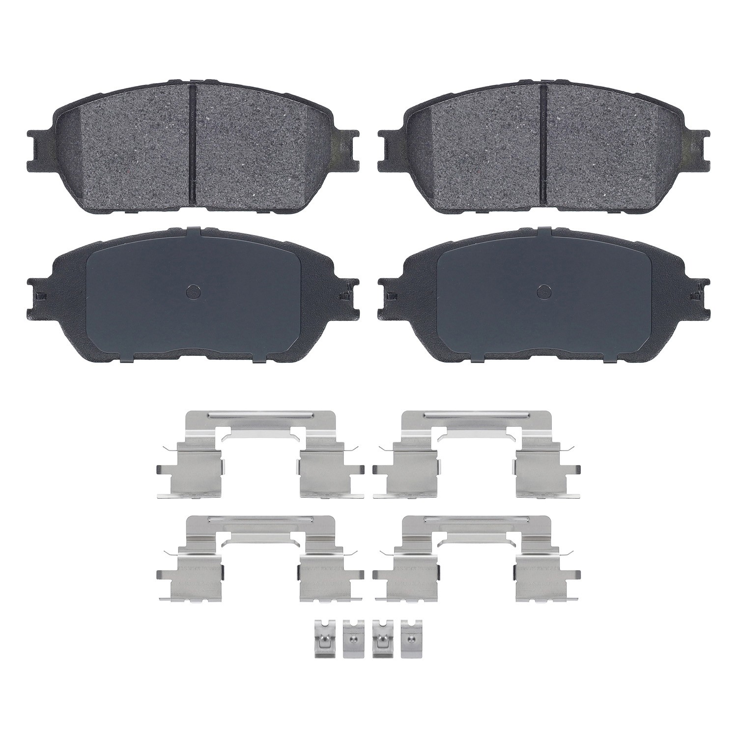 Shimmed, slotted and chamfered for maximum performance (where applicable)