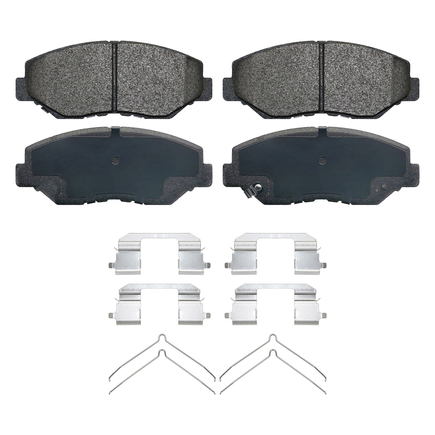 Shimmed, slotted and chamfered for maximum performance (where applicable)