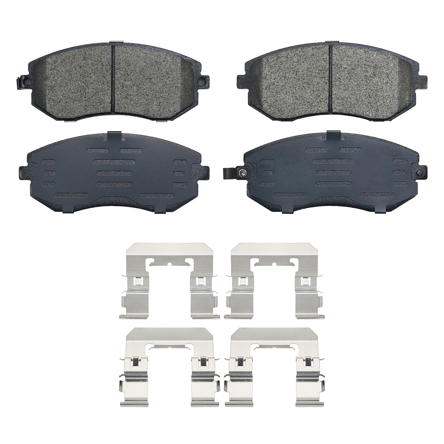Shimmed, slotted and chamfered for maximum performance (where applicable)