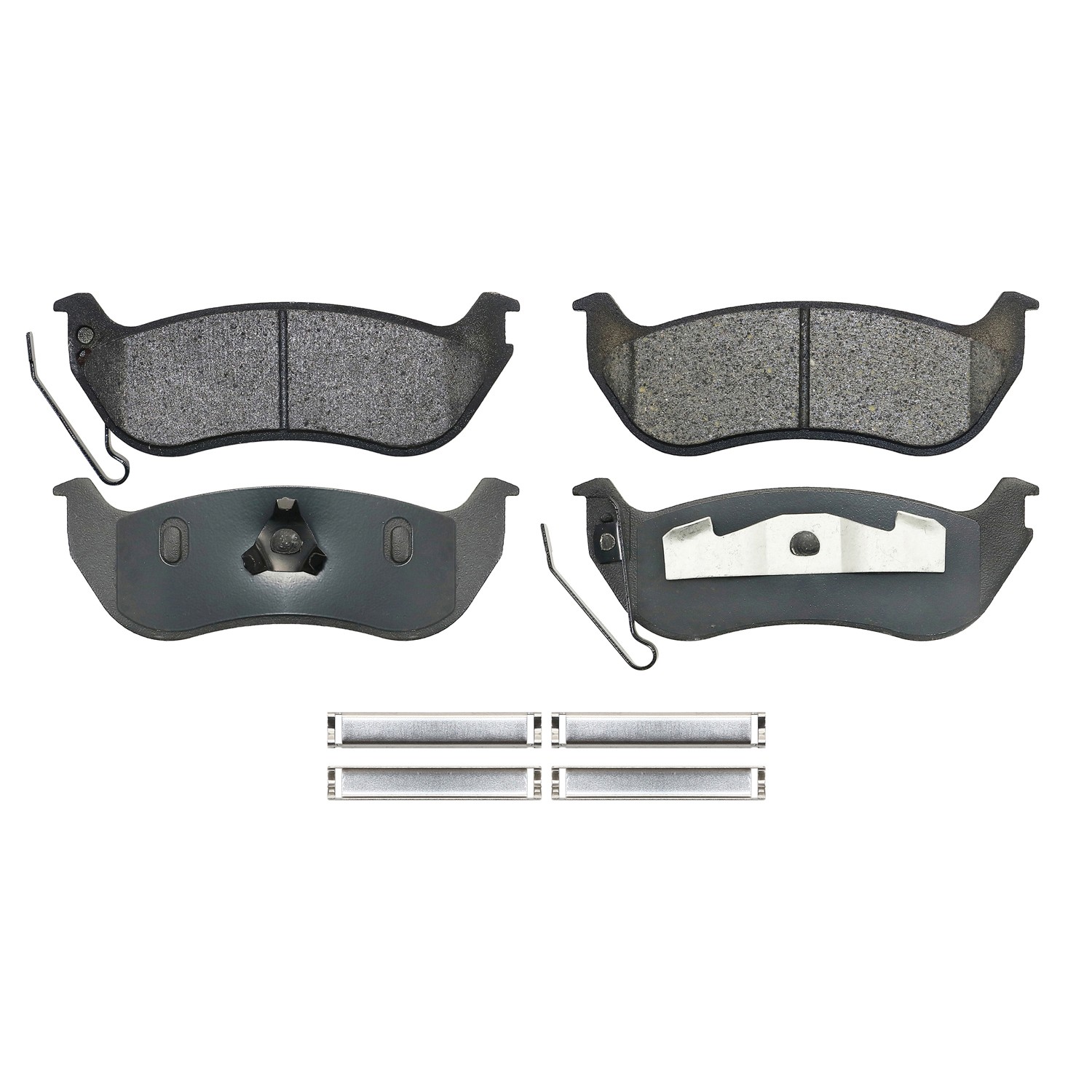 Shimmed, slotted and chamfered for maximum performance (where applicable)