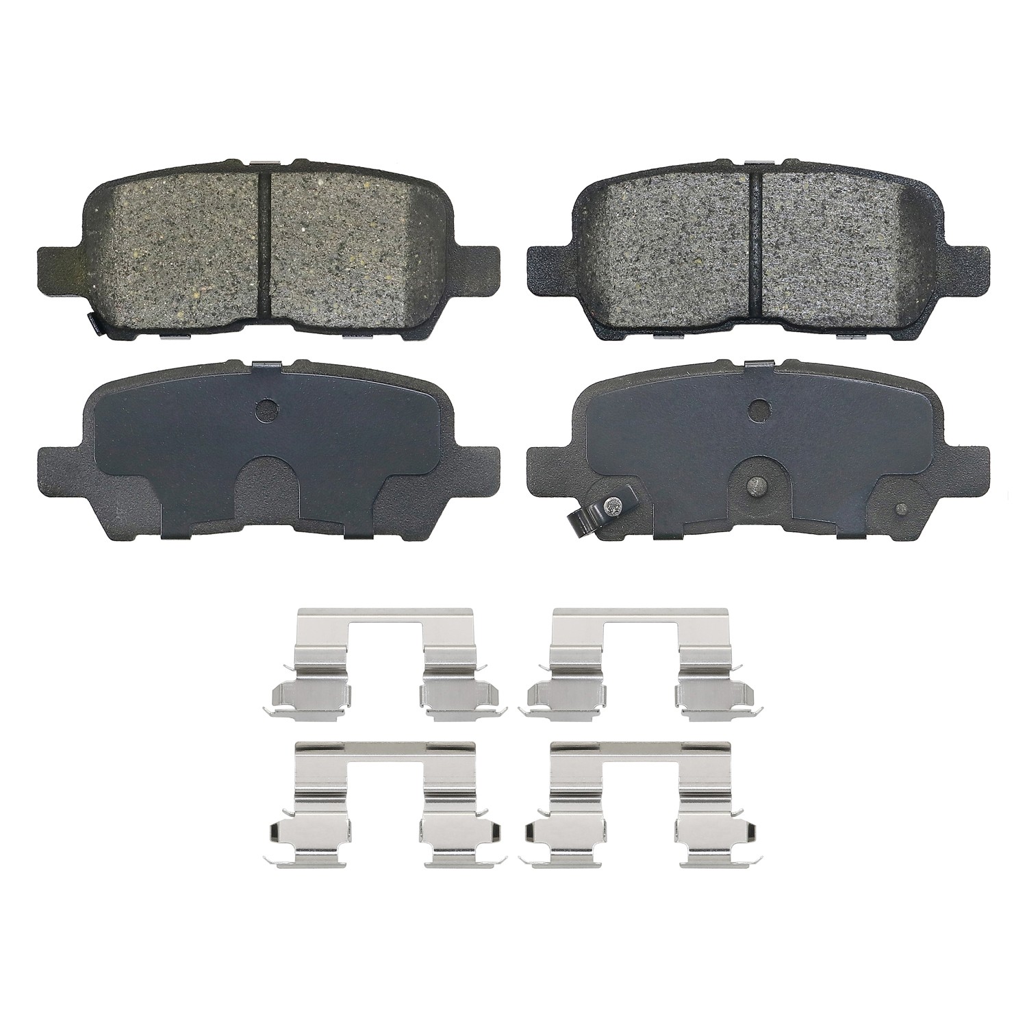 Shimmed, slotted and chamfered for maximum performance (where applicable)