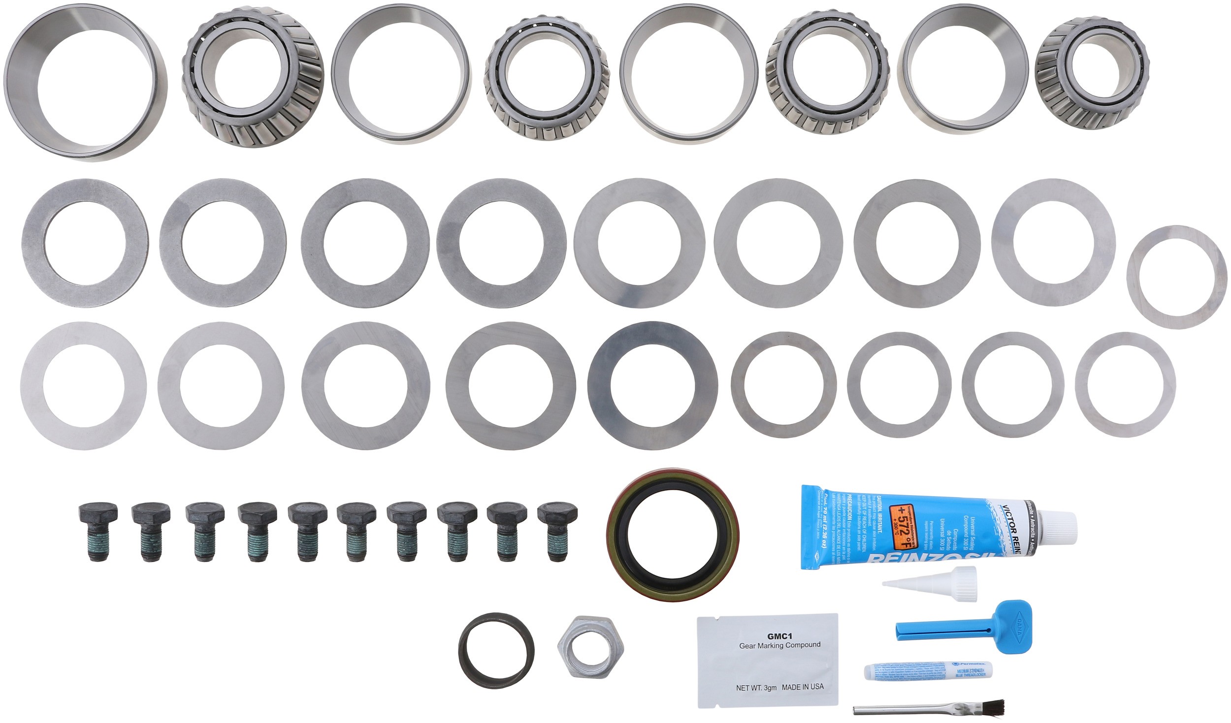Master Diffl Bearing and Seal Kit:1973-2000 Model Years with GM 8.5 and 8.6 Axle