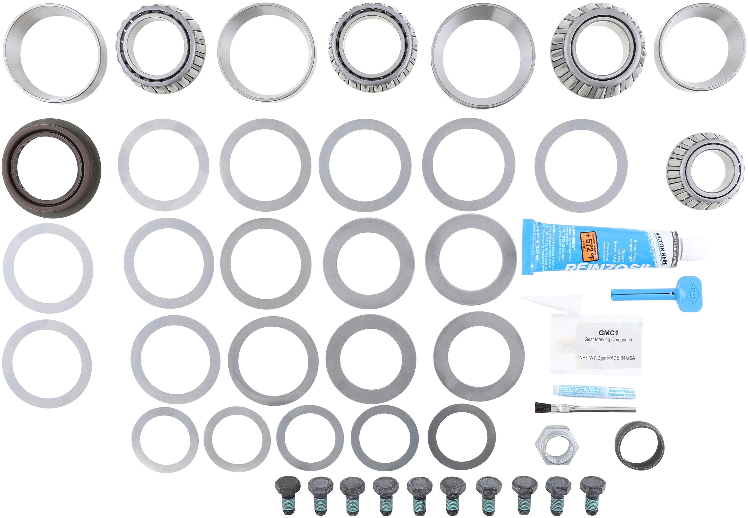 Master Diffl Bearing and Seal Kit:1999-2008 Model Years with GM 8.5 and 8.6 Axle
