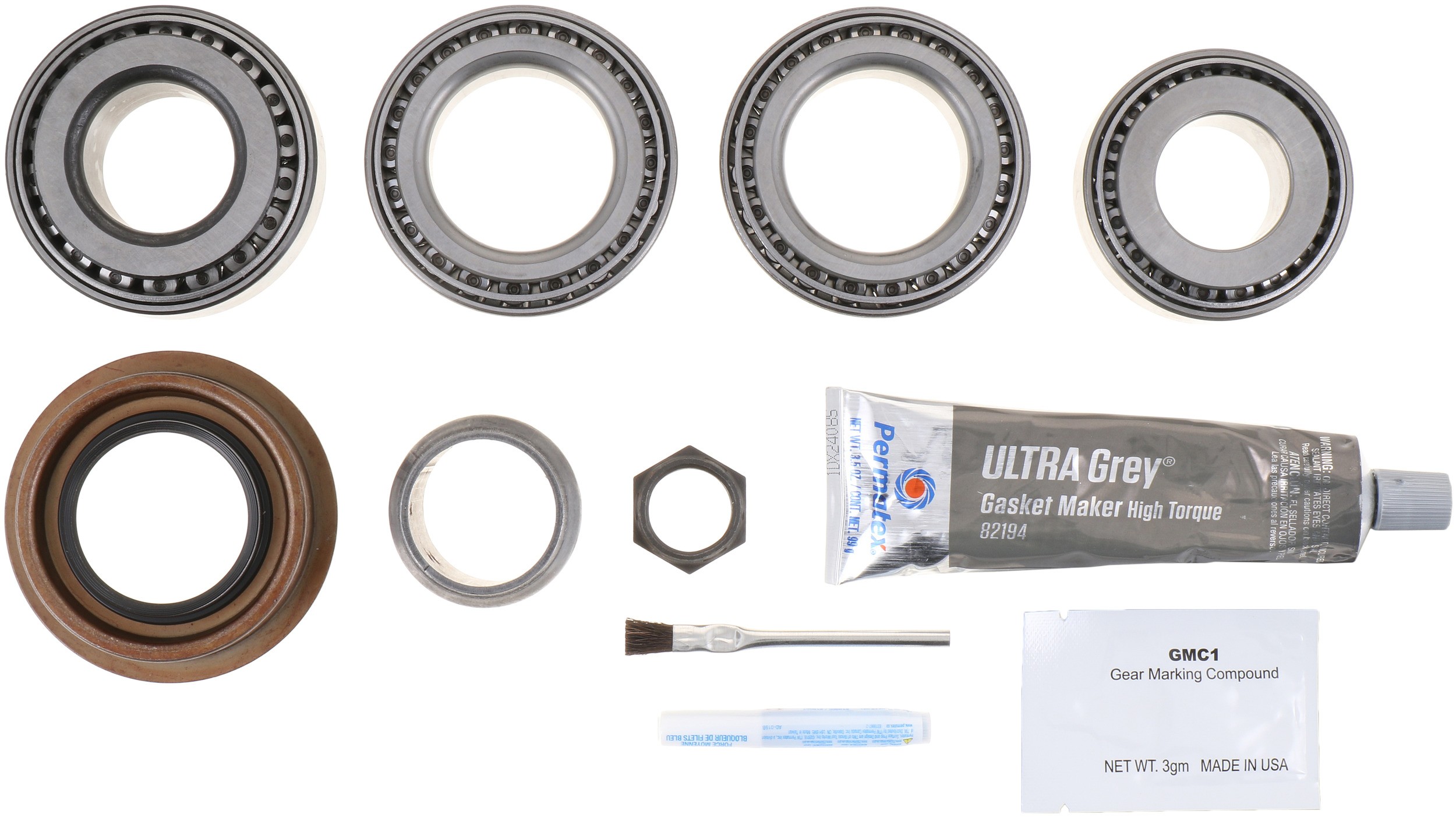 Standard Axle Differential Bearing and Seal Kit - GM 8.875 Axle - 12 Bolt Truck