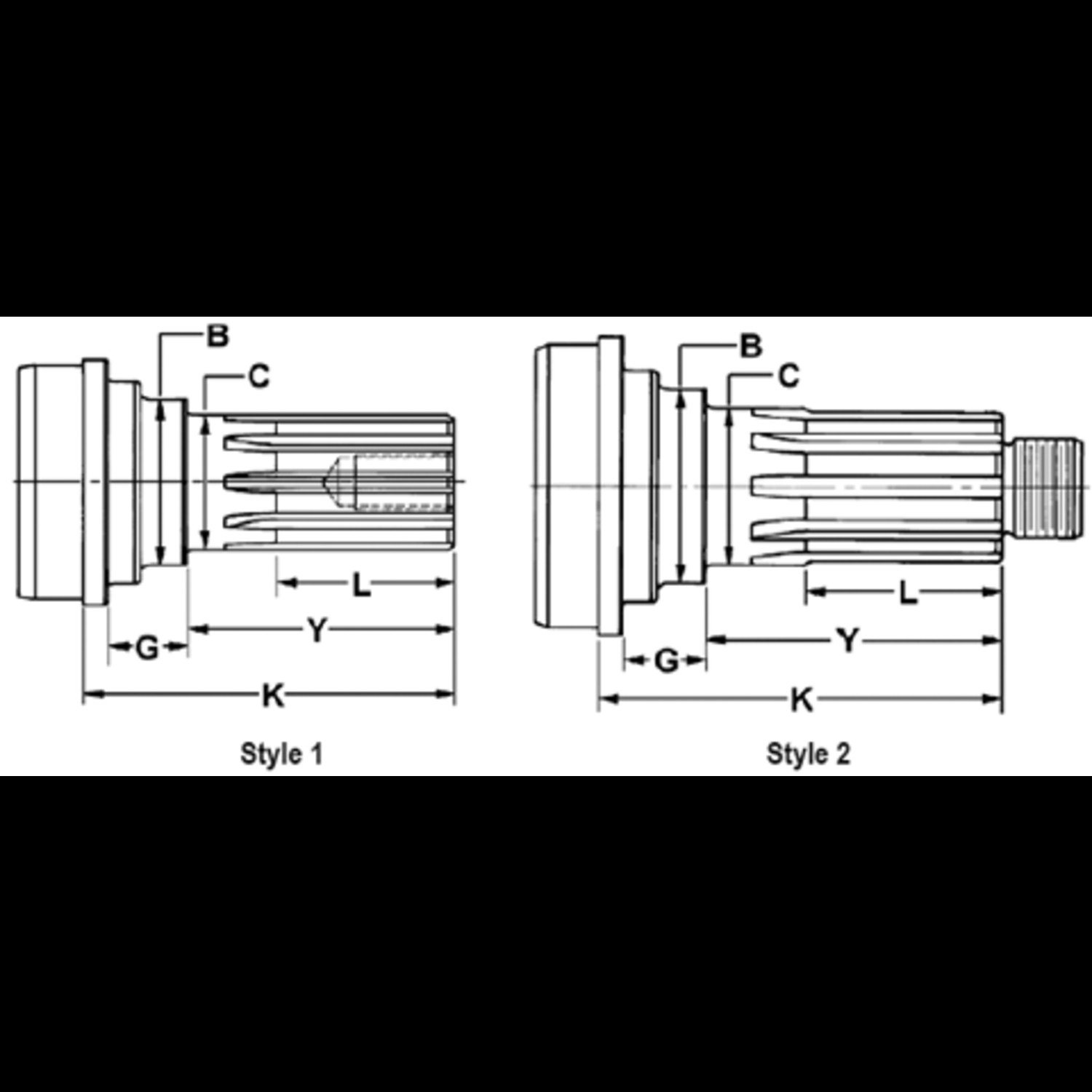 Drive Shaft Midship Stub Shaft
