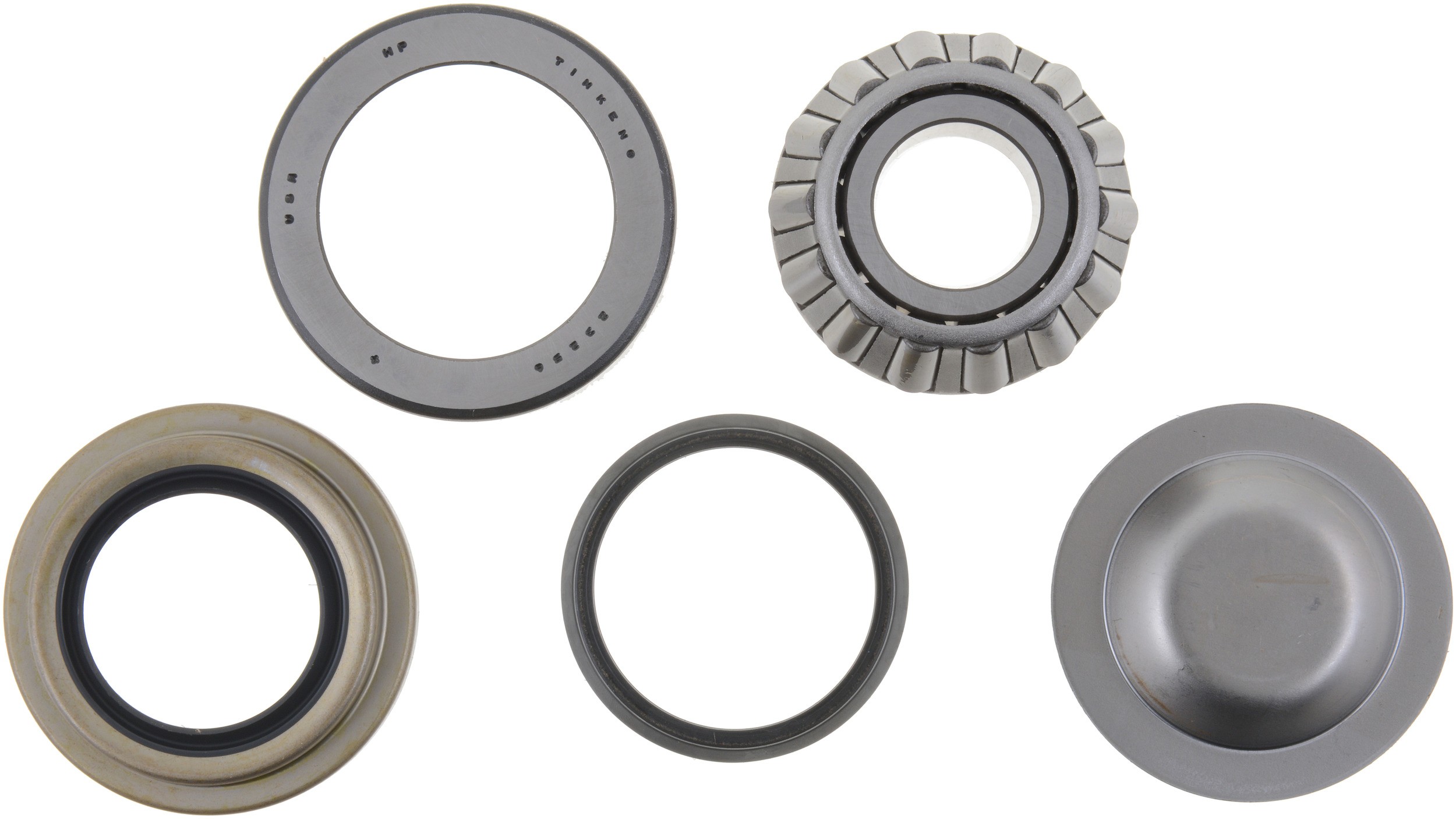 King Pin Parts = Upper/Lower Seal - Grease Retainer - Lower King Pin Bearing