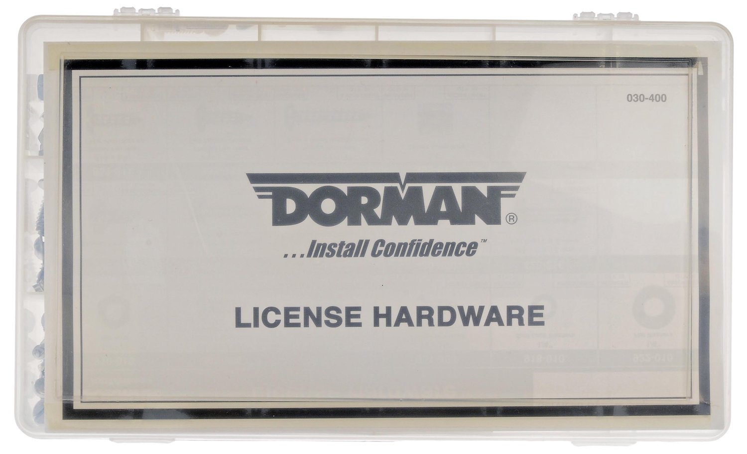 Automotive Maintenance Tech Trays - License Plate Fasteners