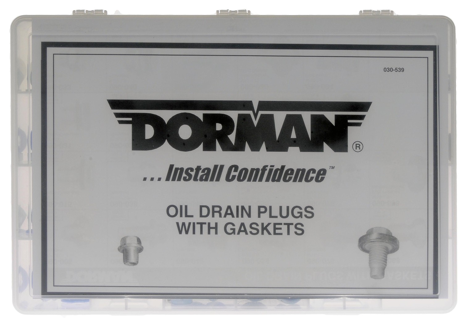 Dorman Oil Drain Plugs with Gaskets 44 Pc. Tech Tray