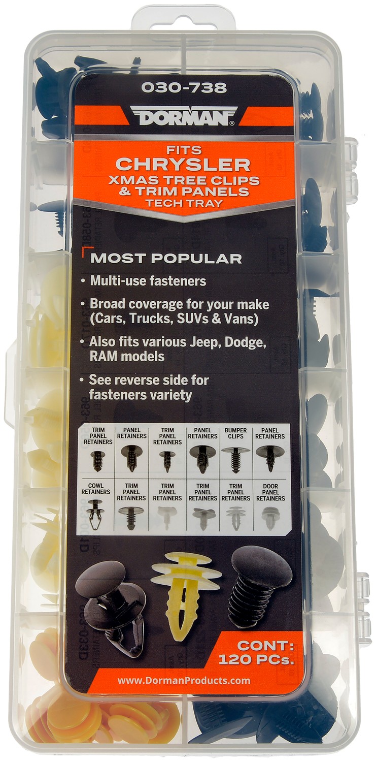 Chrysler Fastener Tech Tray - Xmas Tree And Trim Panel Retainers