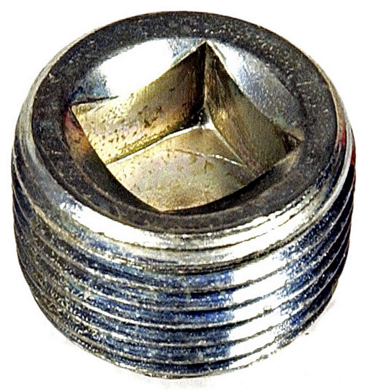 Pipe Plug C.S. Square 3/8-18 Npt, Head Size 5/16 In.