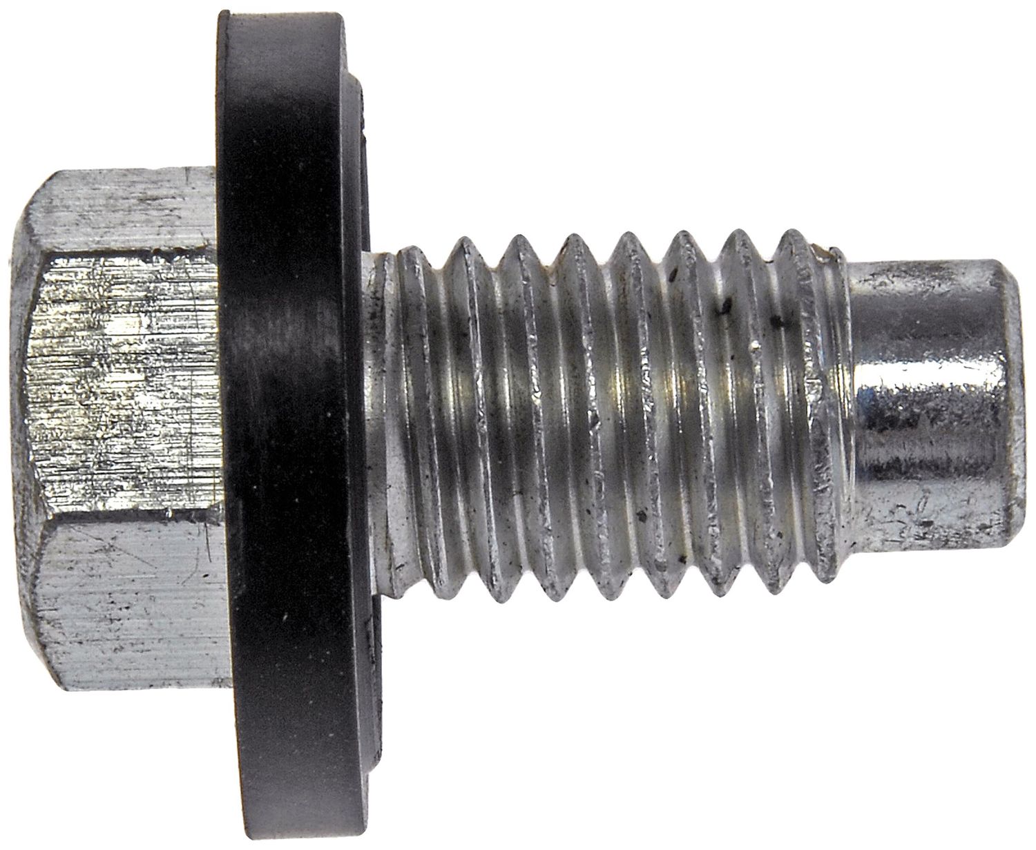 Oil Drain Plug Pilot Point Molded Gasket M12-1.75, Head Size 15Mm