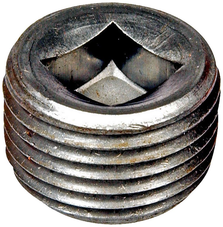 Pipe Plug C.S. Square 1/2-14 Npt, Head Size 3/8 In.