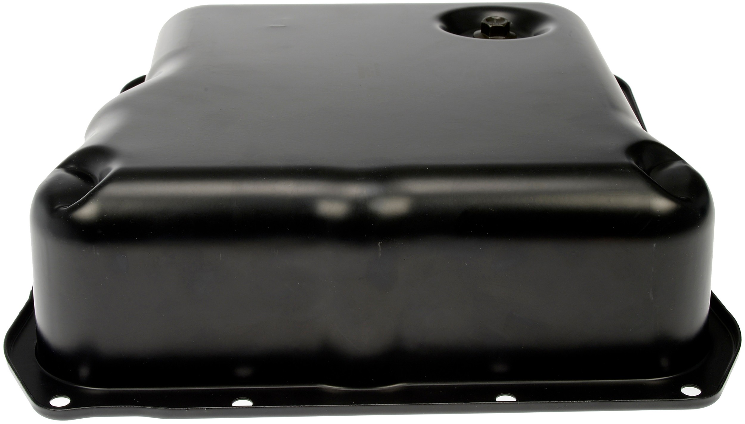 Transmission Oil Pan With Drain Plug
