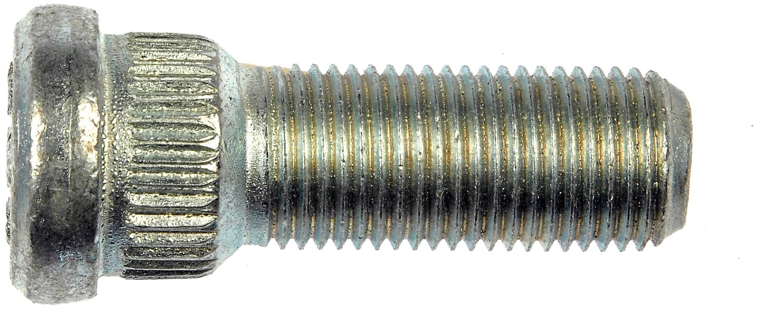 1/2-20 Serrated Wheel Stud - .641 In. Knurl, 1-9/16 In. Length
