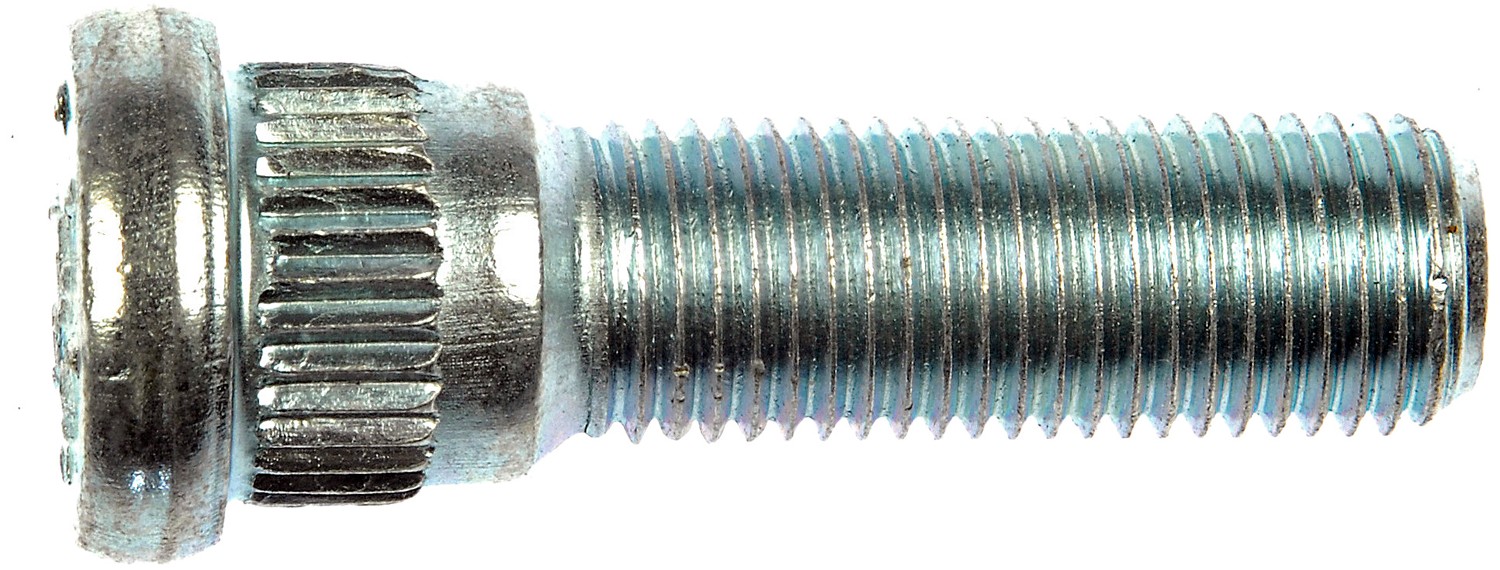 7/16-20 Serrated Wheel Stud - .582 In. Knurl, 1-21/32 In. Length